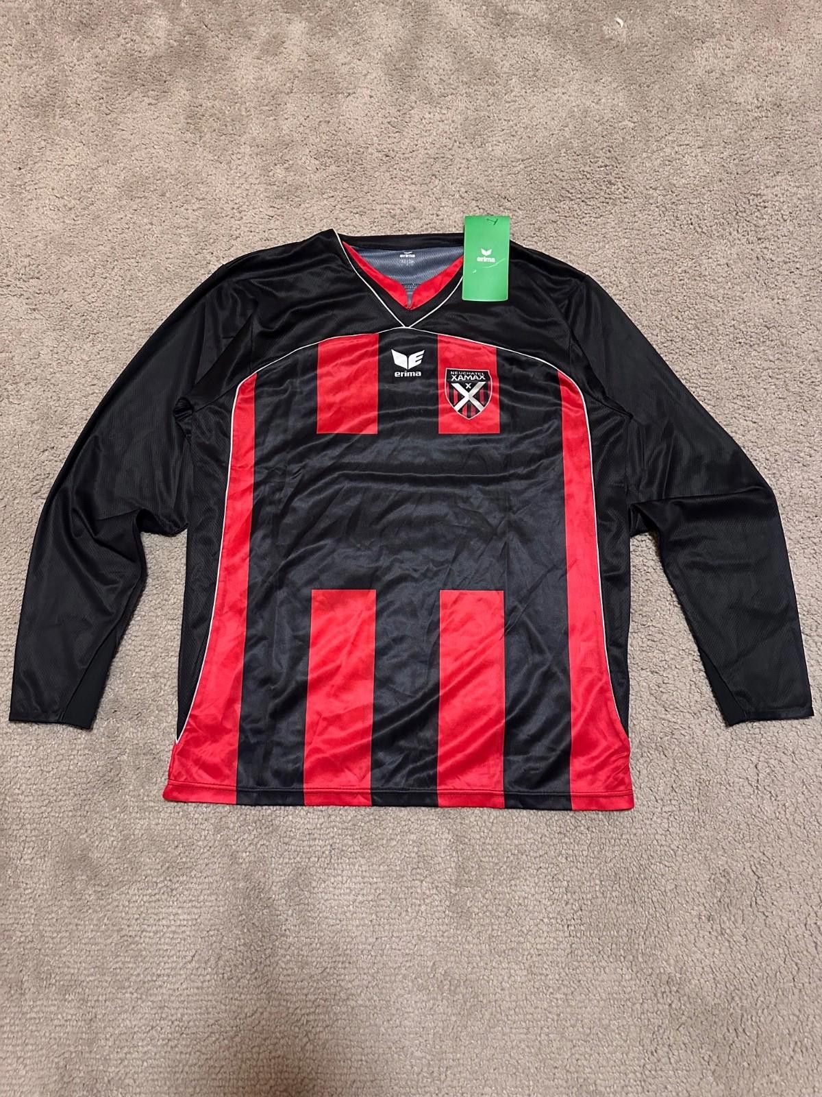 Erima 2007-08 Neuchatel Xamax Home L/S Football Shirt Sz L Size US L / EU 52-54 / 3 - 1 Thumbnail