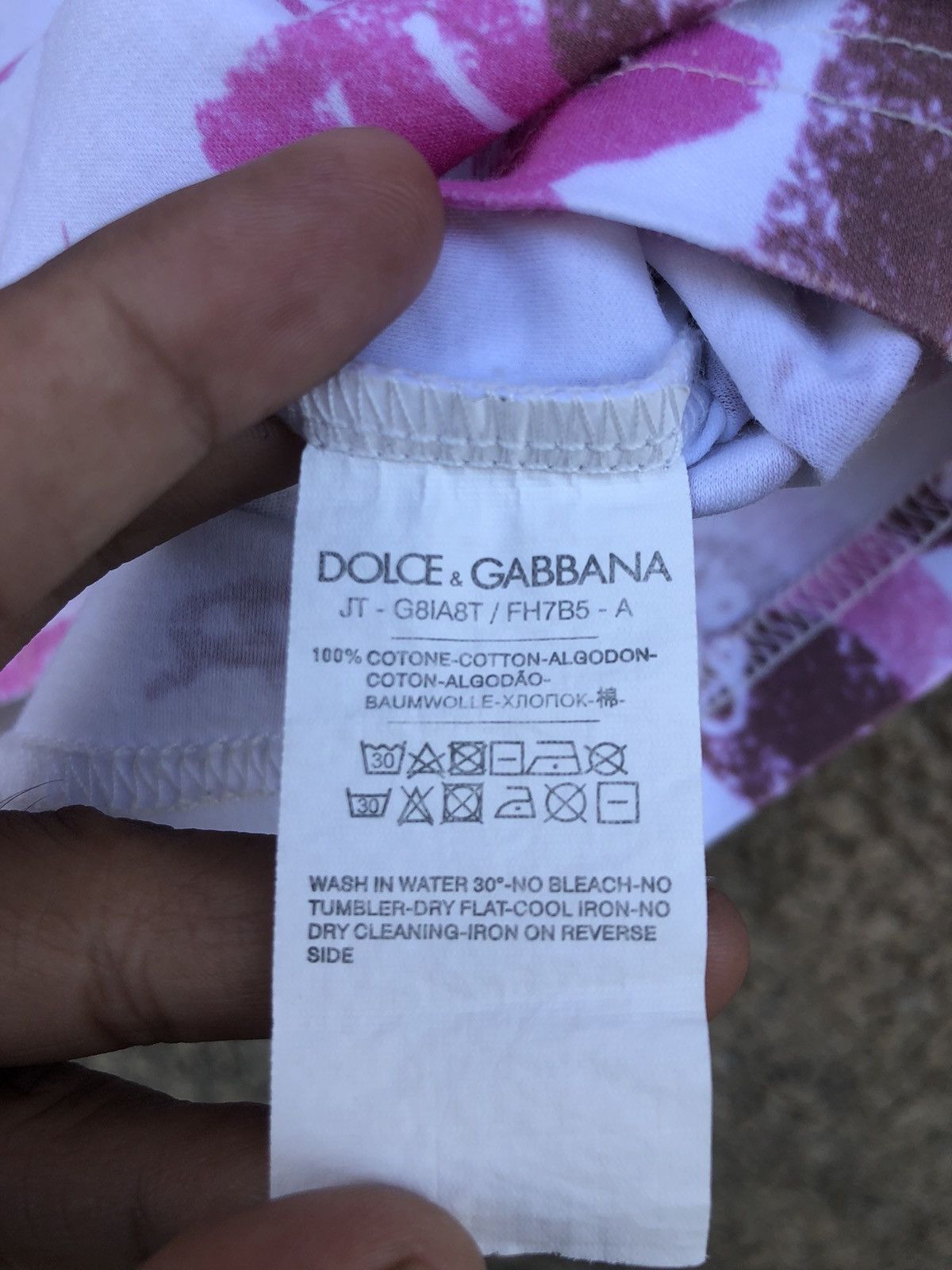 Dolce & Gabbana Rare🔥 Dolce And Gabbana #Family FullPrint Tshirt Size US M / EU 48-50 / 2 - 4 Thumbnail