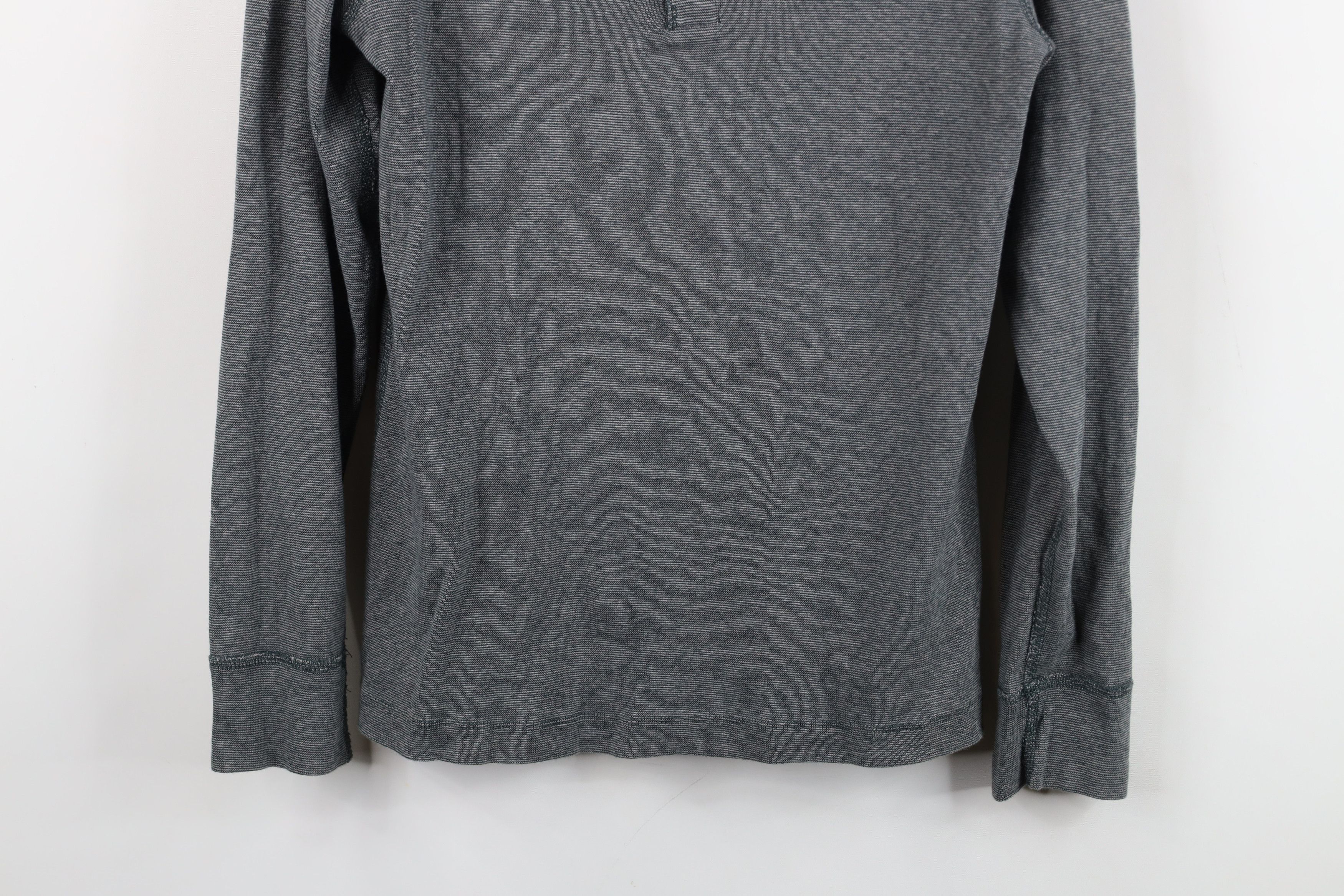 J.Crew J Crew Striped Knit Long Sleeve Henley T-Shirt Cotton Size US M / EU 48-50 / 2 - 3 Thumbnail