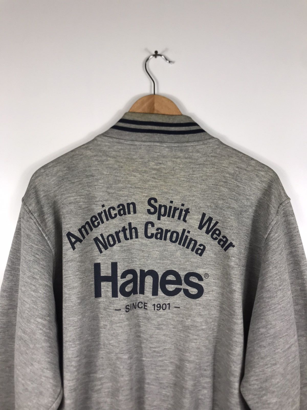 Hanes × Vintage ⚡️Vintage Hanes North Carolina Varsity Jacket Size US L / EU 52-54 / 3 - 16 Thumbnail