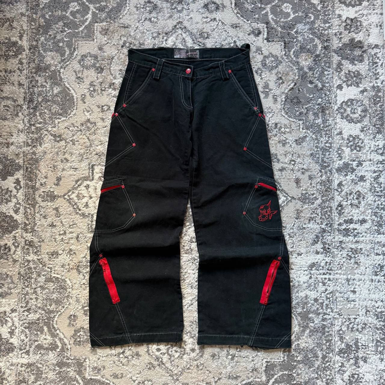 Japanese Brand Japanese Punky Fish Ultra Wide Leg Skate JNCO Skate Pants Size 32" / US 10 / IT 46 - 1 Thumbnail