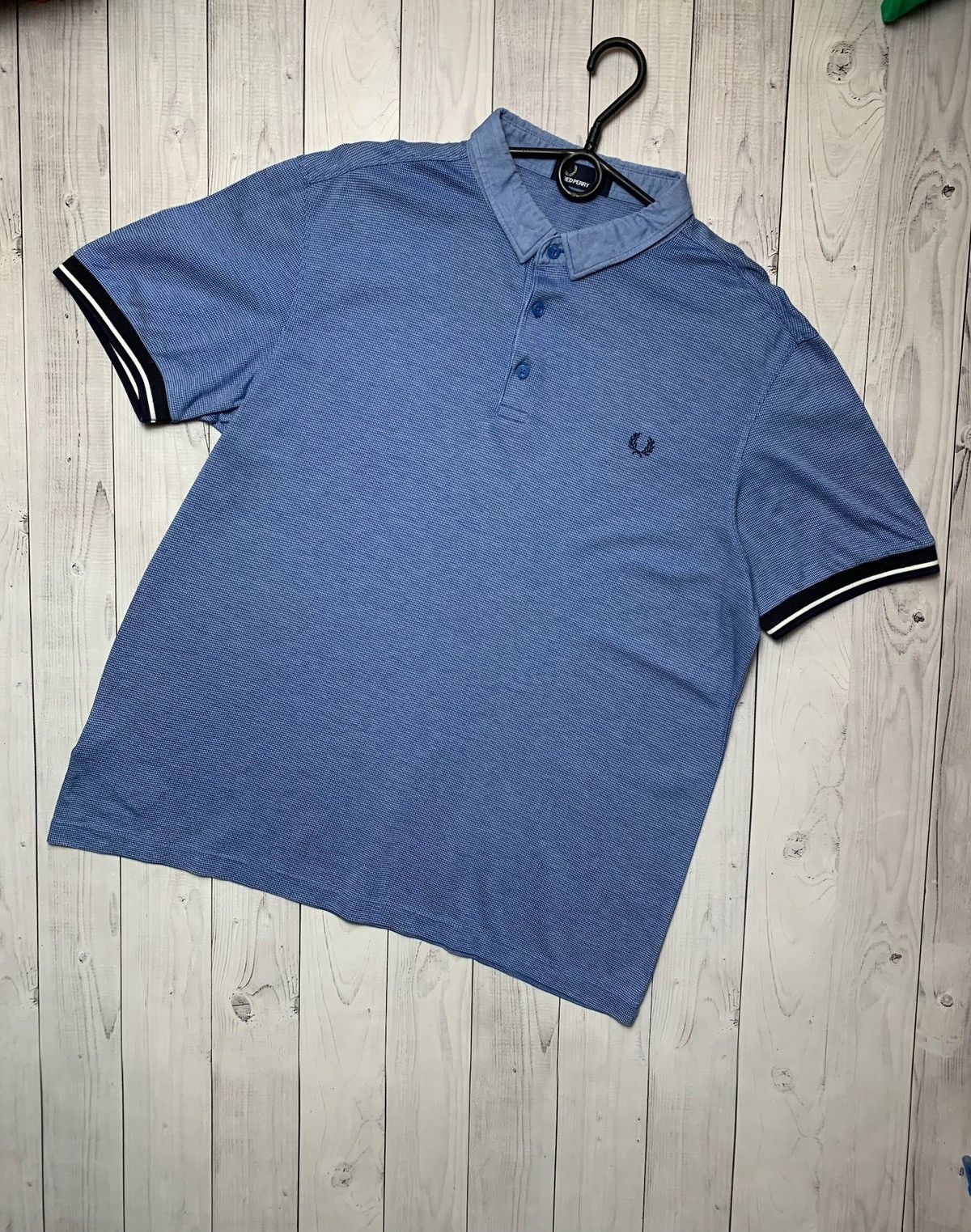 Fred Perry × Vintage Vintage Fred Perry polo size XL blue Size US XL / EU 56 / 4 - 1 Thumbnail