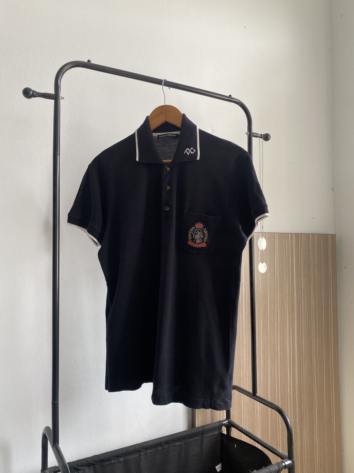 Dolce & Gabbana Vintage FADED Dolce & Gabbana Polo Shirt 🔥 Size US M / EU 48-50 / 2 - 4 Thumbnail