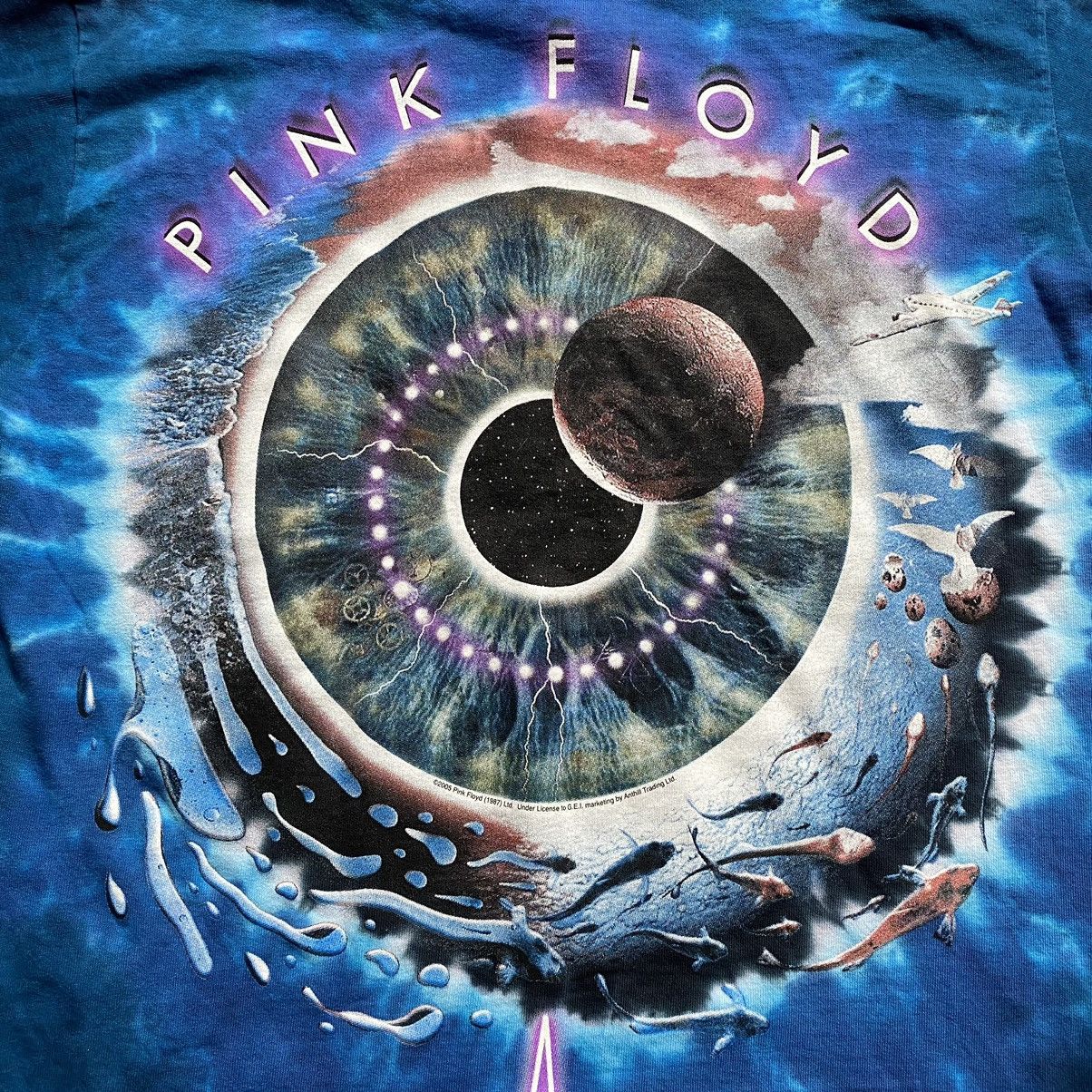 Band Tees PINK FLOYD 2005 LIQUID BLUE SUN SYSTEM T SHIRT Size US M / EU 48-50 / 2 - 4 Thumbnail
