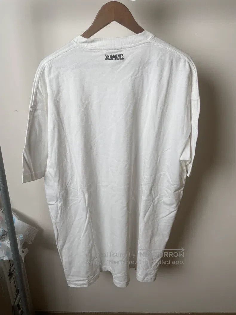 Vetements Vetements Branded Anti-War V Embroidered T-Shirt XS Size Size US XS / EU 42 / 0 - 4 Thumbnail
