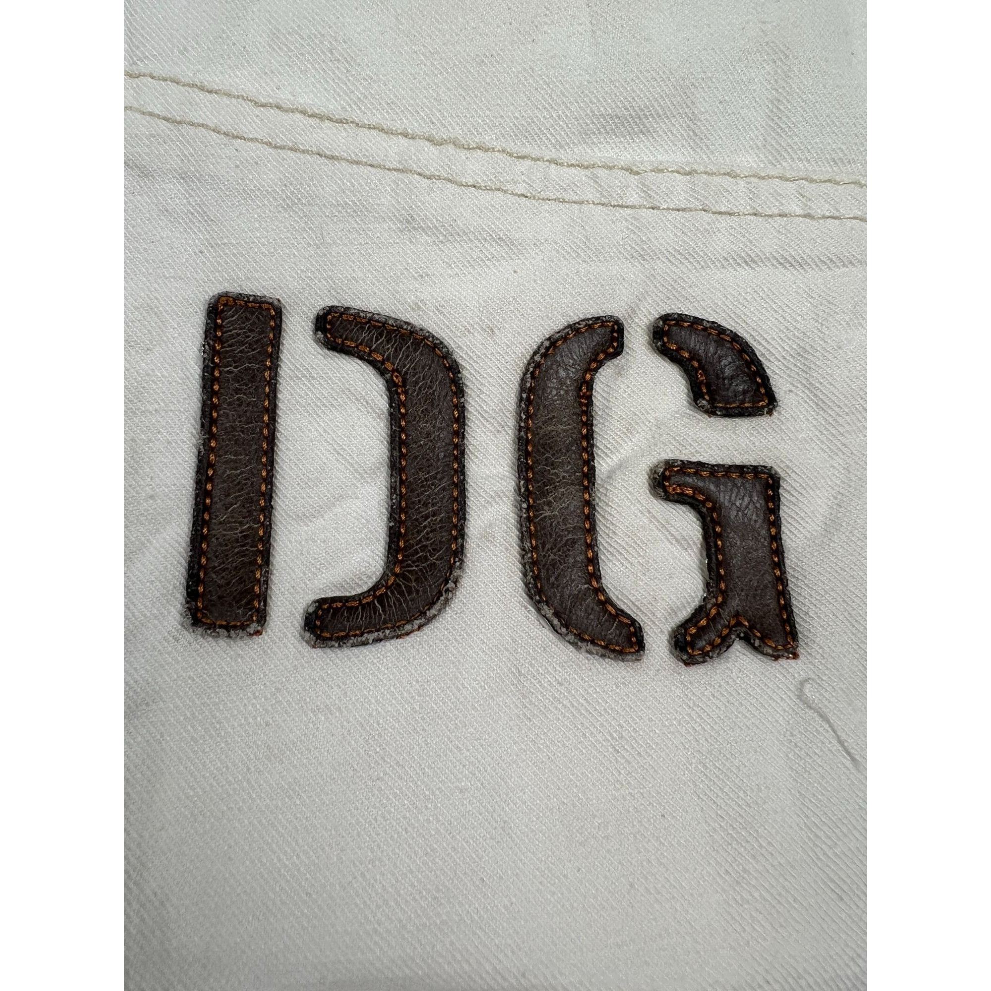 Dolce & Gabbana Dolce & Gabbana Big Logo White Denim Jeans Pants (Y0974) Size US 36 / EU 52 - 18 Thumbnail