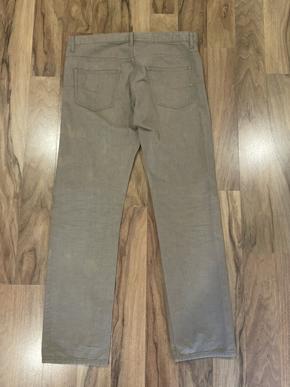 Dior Dior Homme sz33 Beige jeans pants hedi kva Size US 33 - 3 Thumbnail