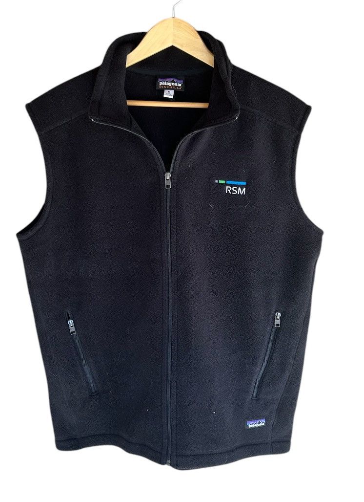 Patagonia Patagonia Men's Synchilla Black Fleece Vest Size US XL / EU 56 / 4 - 1 Thumbnail