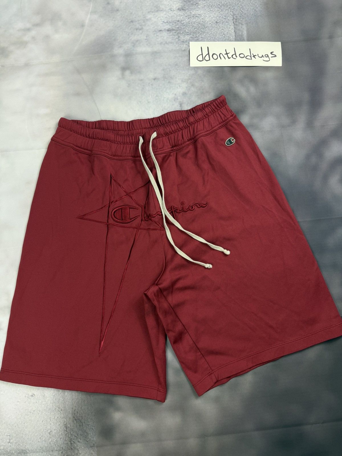 Rick Owens x Champion ショートパンツ ダークチェリー Champion × Rick Owens Rick owens x champion dark cherry shorts