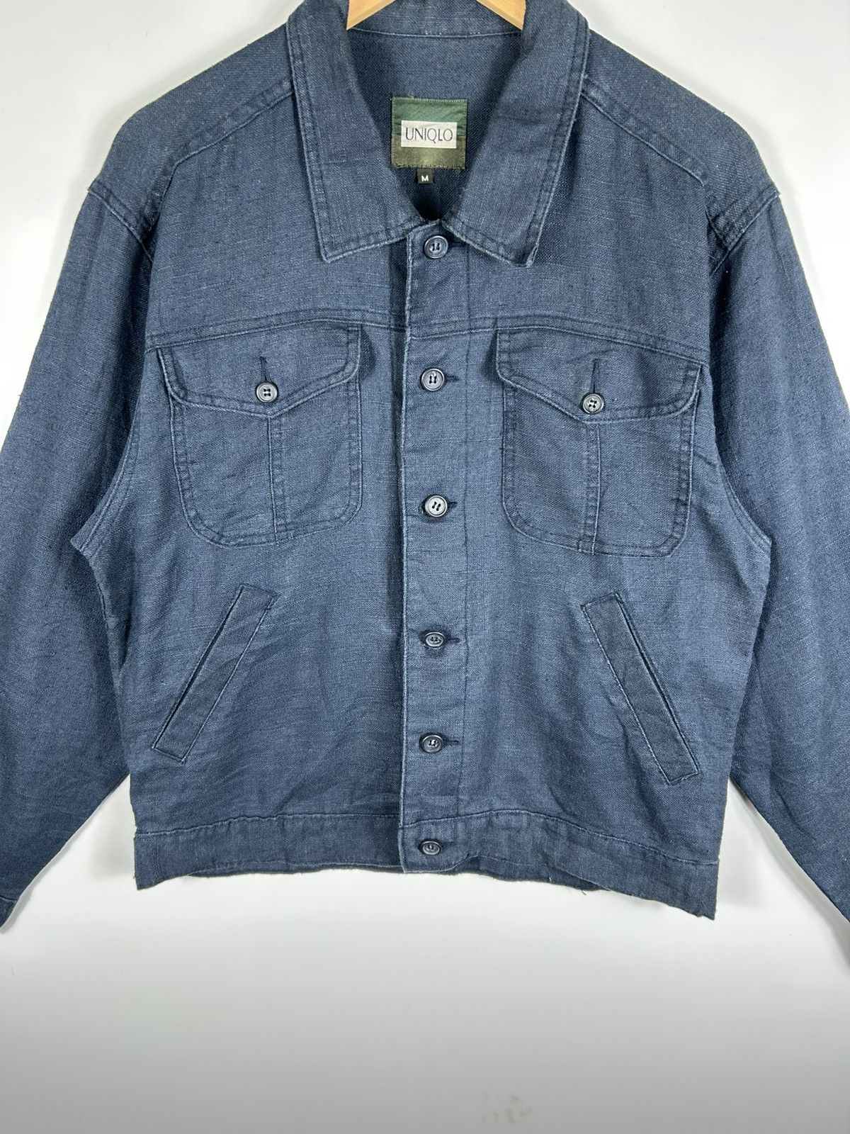 Uniqlo ⚡️Vintage Uniqlo Denim Button Chore Shirt Jacket Size US M / EU 48-50 / 2 - 5 Thumbnail