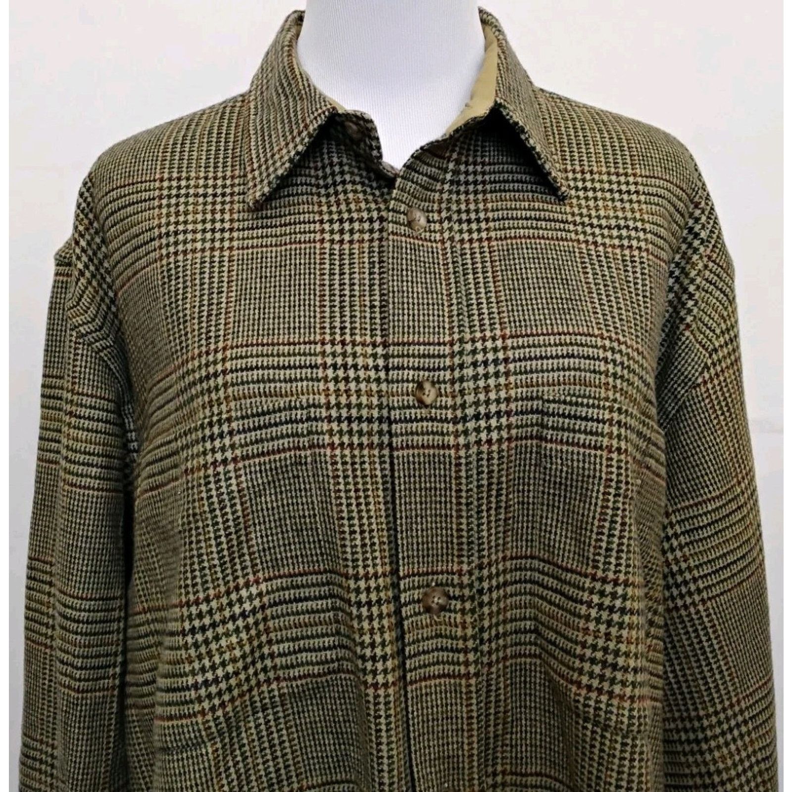 Other The J. Peterman Co. Lambswool Button Up Shirt Women L Brown Size L / US 10 / IT 46 - 5 Thumbnail