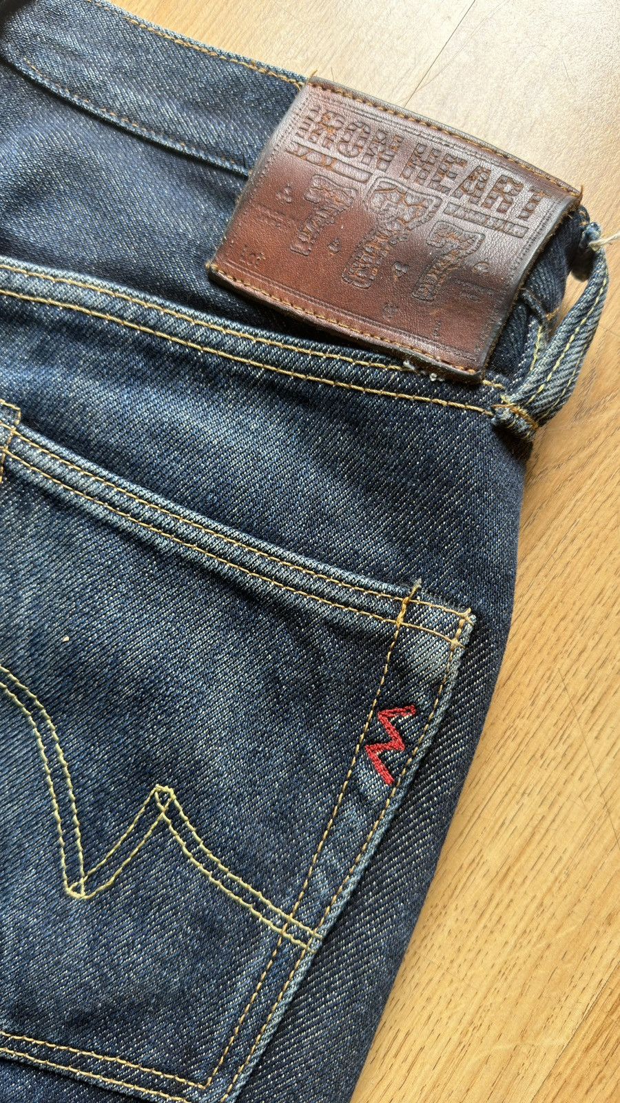 Iron Heart Iron Heart 777 21oz custom selvedge 32x30 tapered Size US 32 / EU 48 - 3 Thumbnail