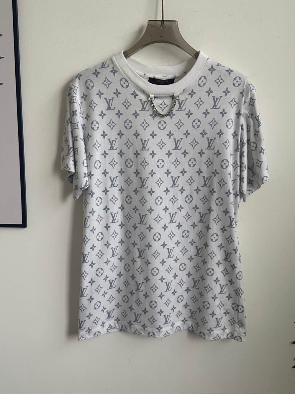 Louis Vuitton Louis Vuitton Monogram Chain T-Shirt Size M Size US M / EU 48-50 / 2 - 1 Thumbnail