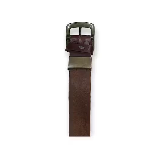 Edwin × Leather Vintage Edwin Solid Brass Leather Buckle Belts Size ONE SIZE - 3 Thumbnail