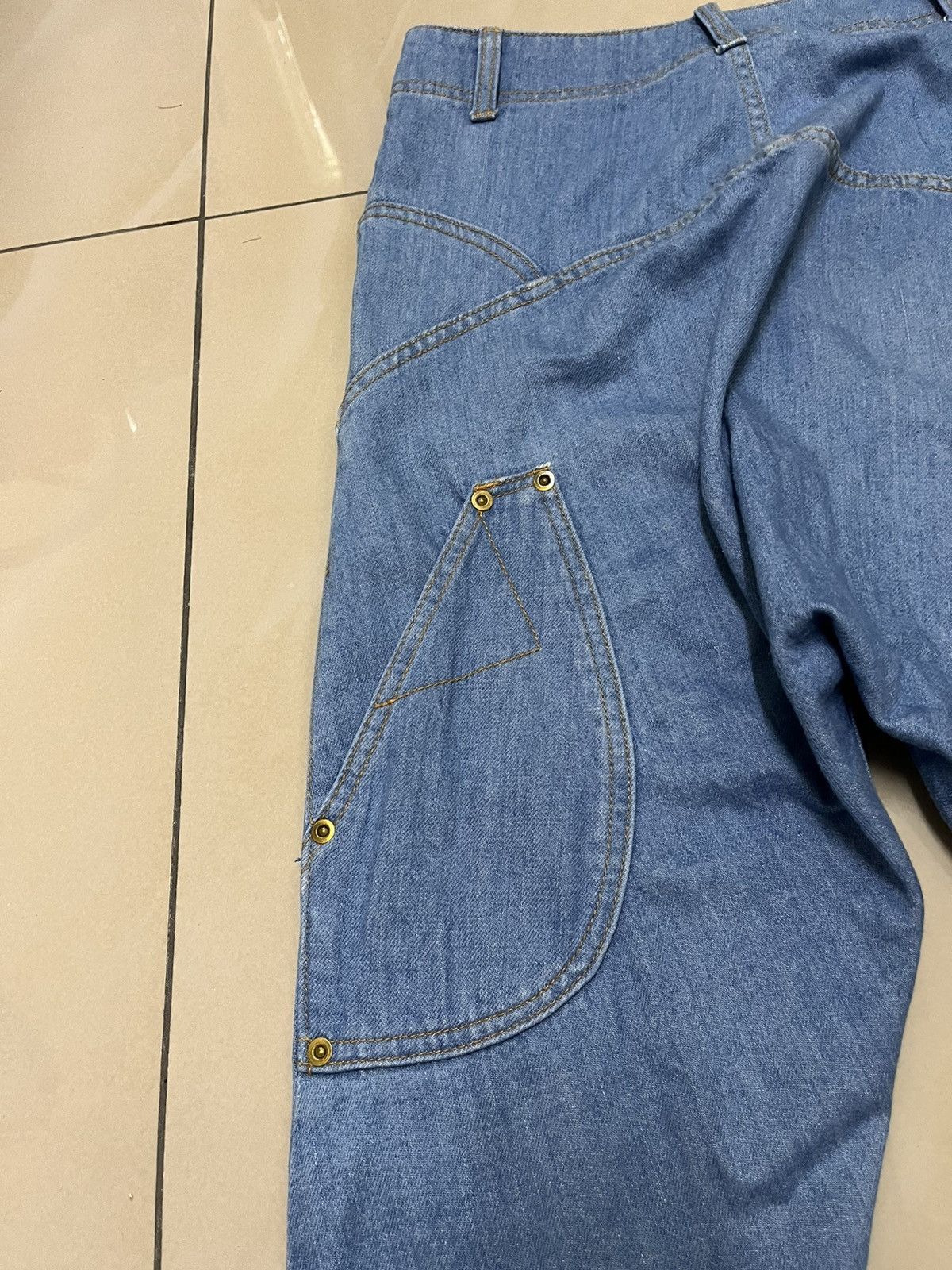 mercibeaucoup Vintage mercibeaucoup issey miyake designer dropcrotch jeans Size US 28 / EU 44 - 14 Thumbnail