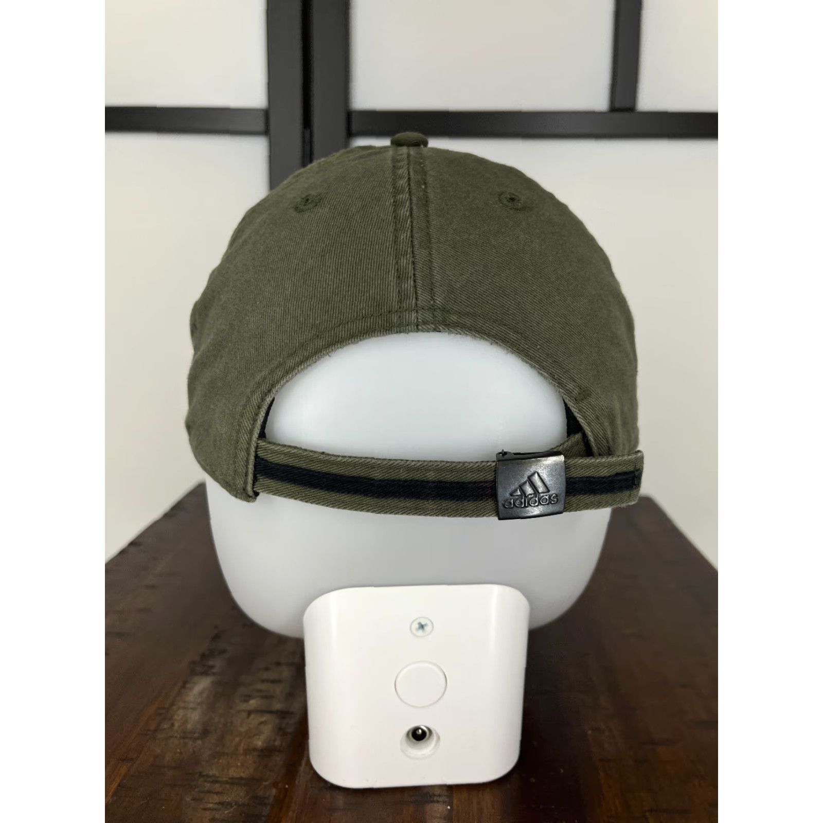 Adidas Adidas Hat Adult One Size Green White 100% Cotton Climalite Twill Cap Size ONE SIZE - 6 Thumbnail