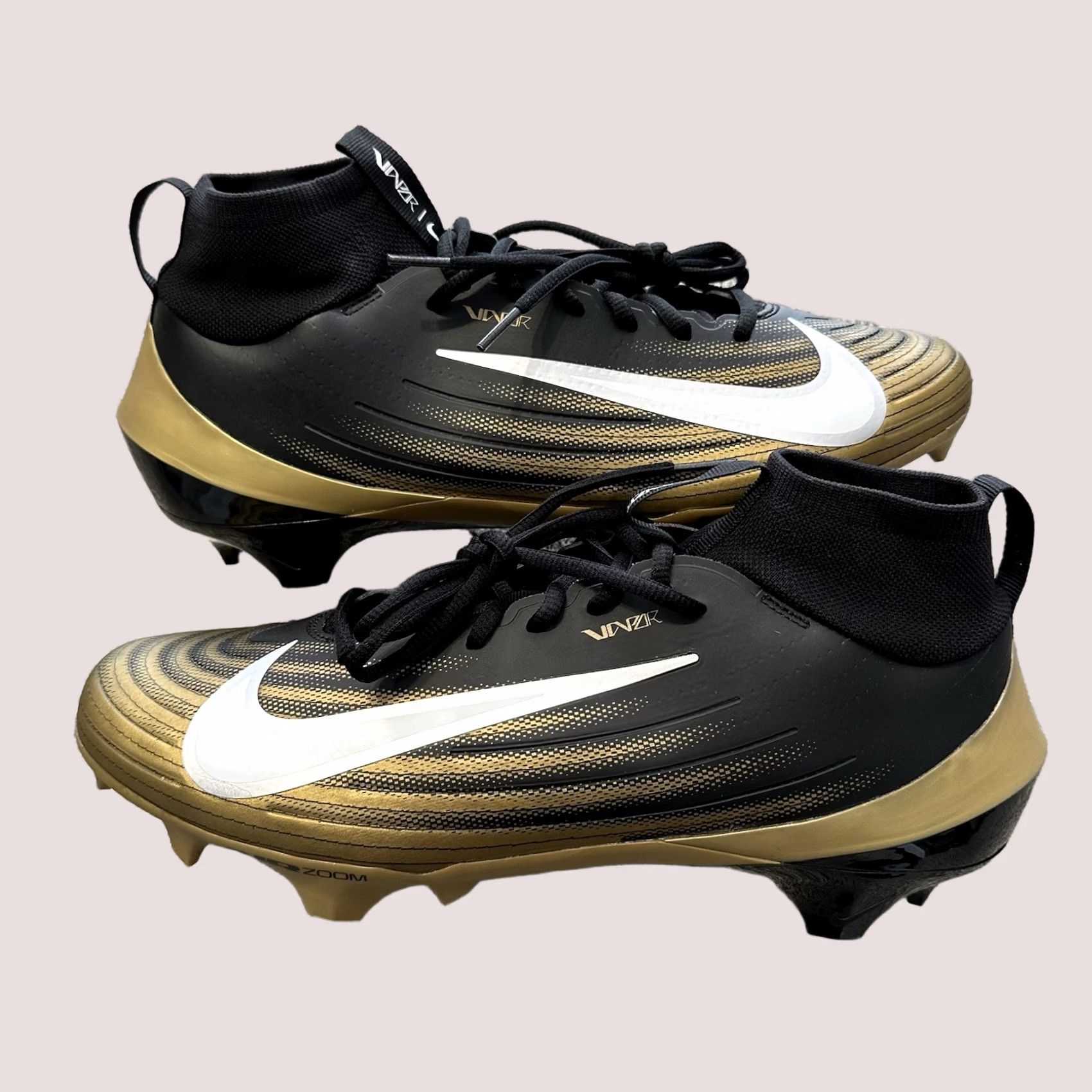 Nike Vapor Edge Pro 360 2 Football Cleats Black Gold FB3298-003 Size 10 NWOB Amazon.com | Nike Vapor Edge Pro 360 2 NRG Men main image 3