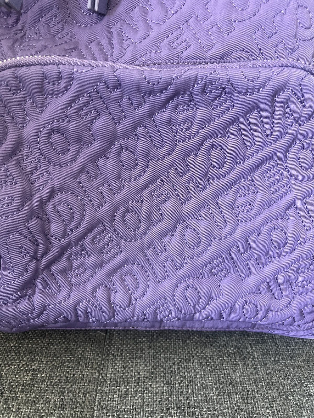 House Of Holland House of Holland Quilted Logo Backpack Purple Size ONE SIZE - 2 Thumbnail