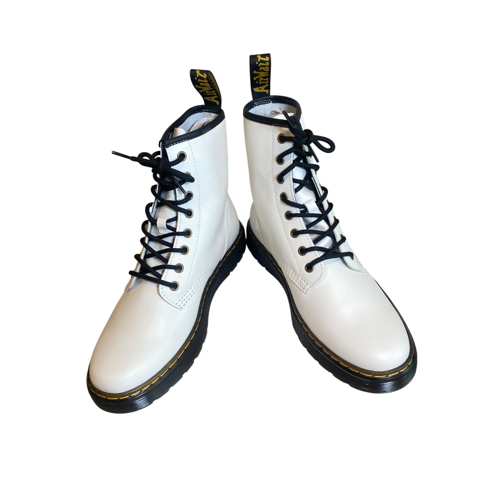 Dr. Martens $170 NEW Dr. Doc Martens Women 10 Zavala Lace Up White Leath Size US 10 / IT 40 - 1 Thumbnail