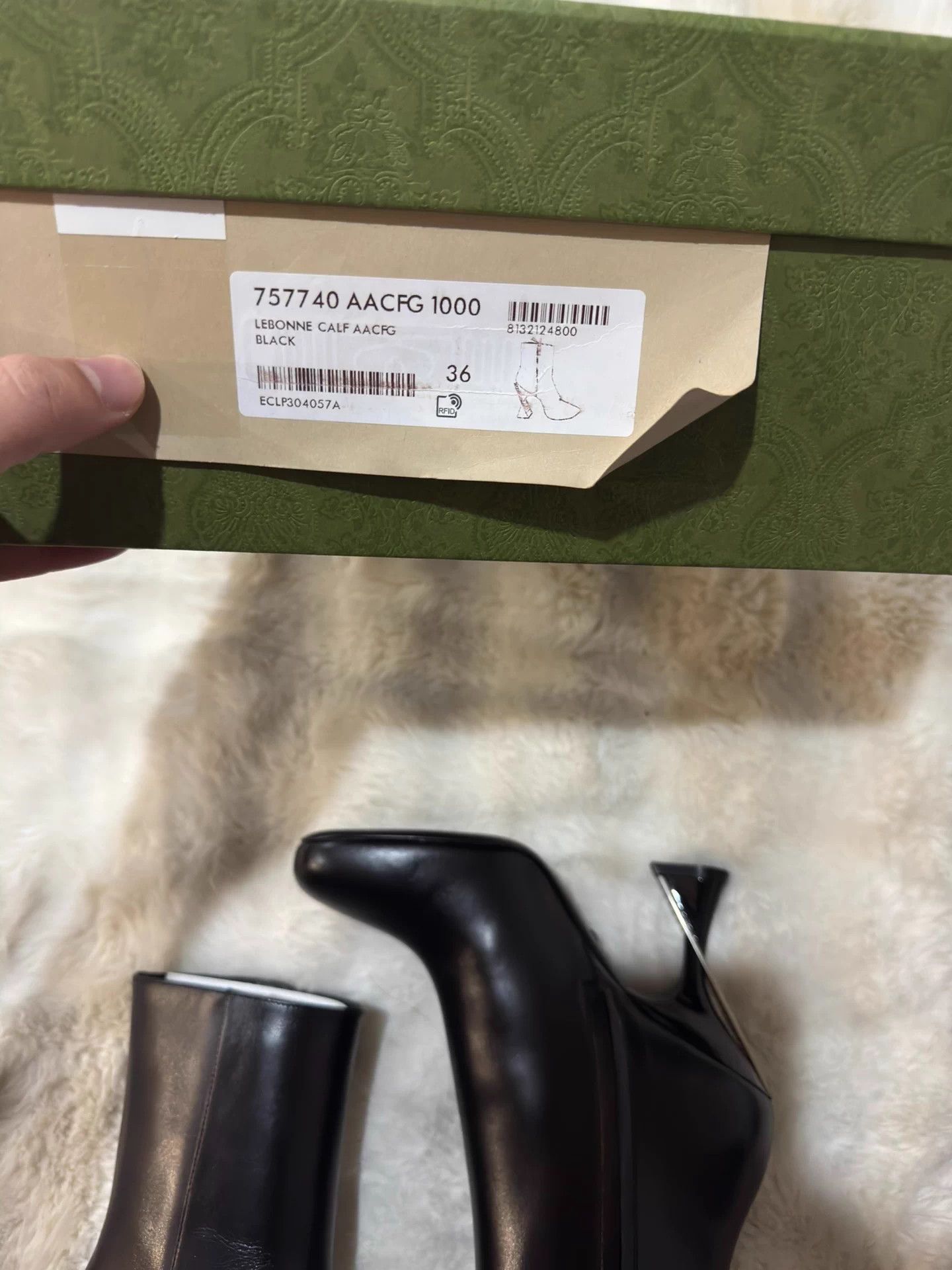 Gucci Gucci Runway Women's High Heel Boots with Double G Heel Size US 5 / IT 35 - 8 Thumbnail