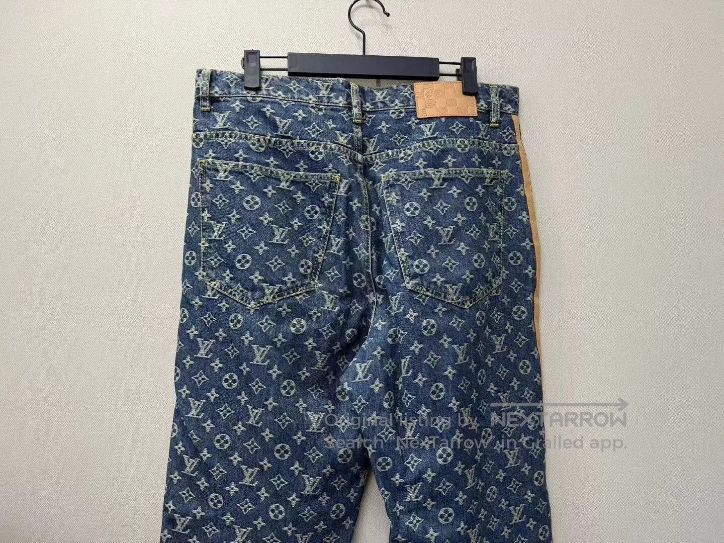 Louis Vuitton louis vuitton blue logo denim pants 32. Size US 32 / EU 48 - 5 Thumbnail