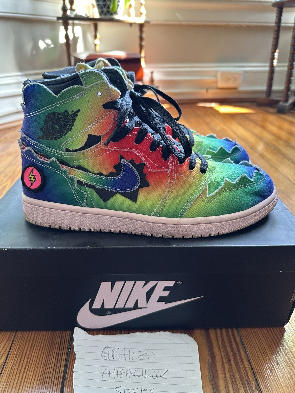 Nike Jordan 1 J Balvin (Size 9) Size US 9 / EU 42 - 1 Thumbnail