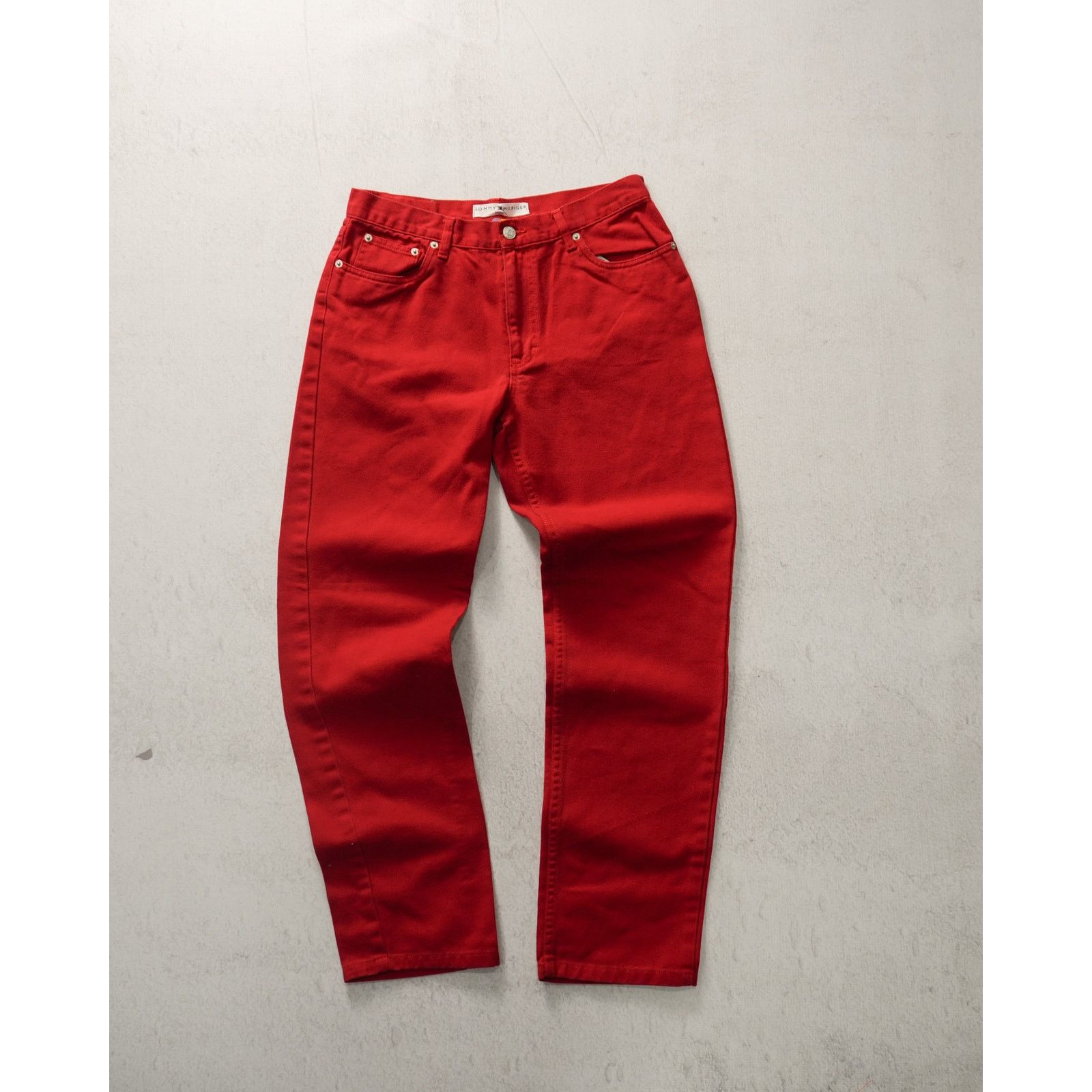 Tommy Hilfiger Vintage 00s Tommy Hilfiger Red Leg Jeans - Women's 31wx29l Size 31" - 1 Thumbnail