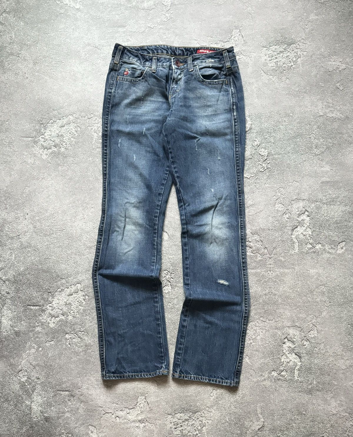Miss Sixty × Vintage Miss sixty 29 Mary J Wmns Jean pant trouser chino distressed Size 29" - 9 Thumbnail