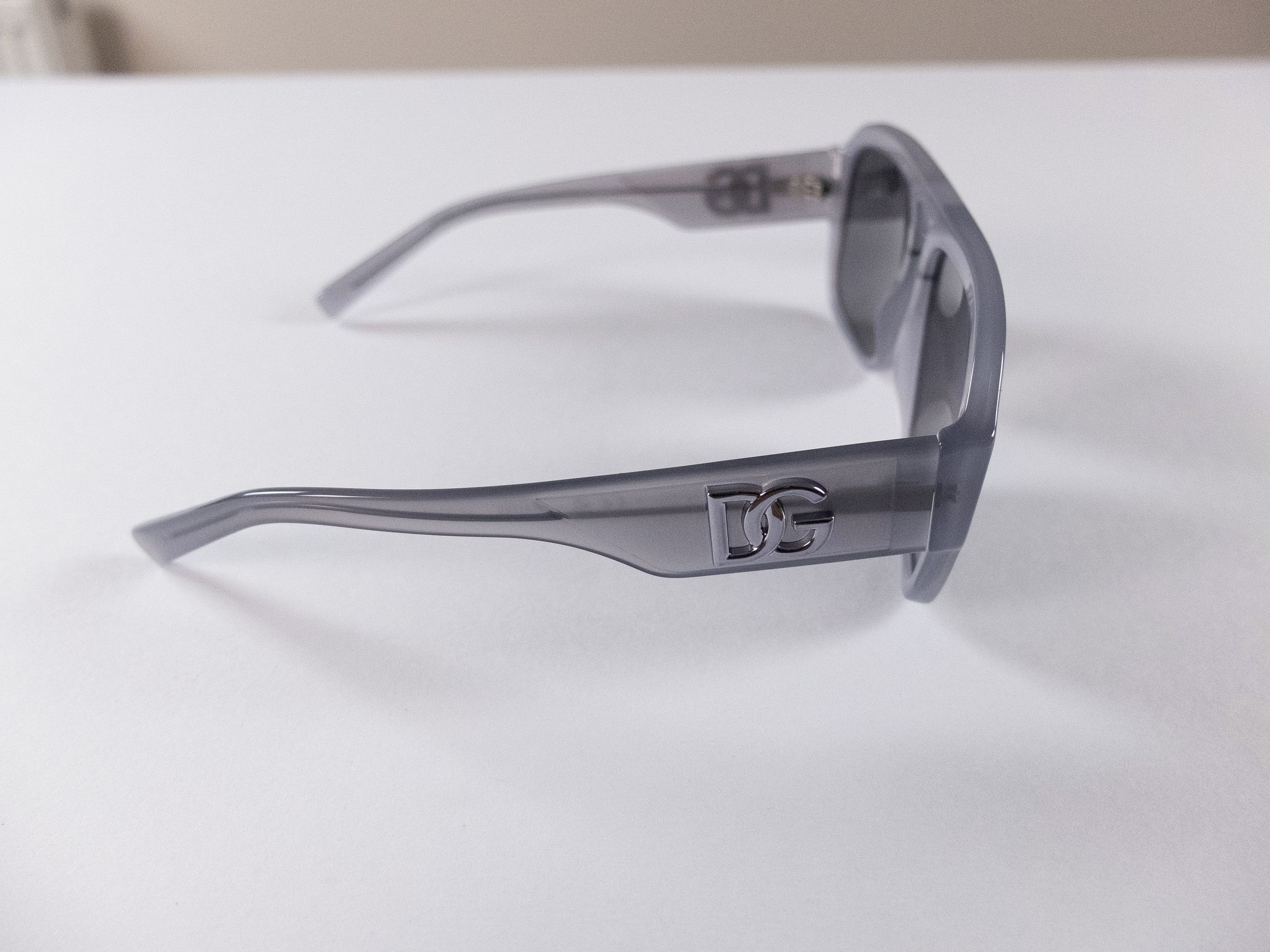 Dolce & Gabbana DOLCE & GABBANA opal gray clear aviator sunglasses Size ONE SIZE - 6 Thumbnail