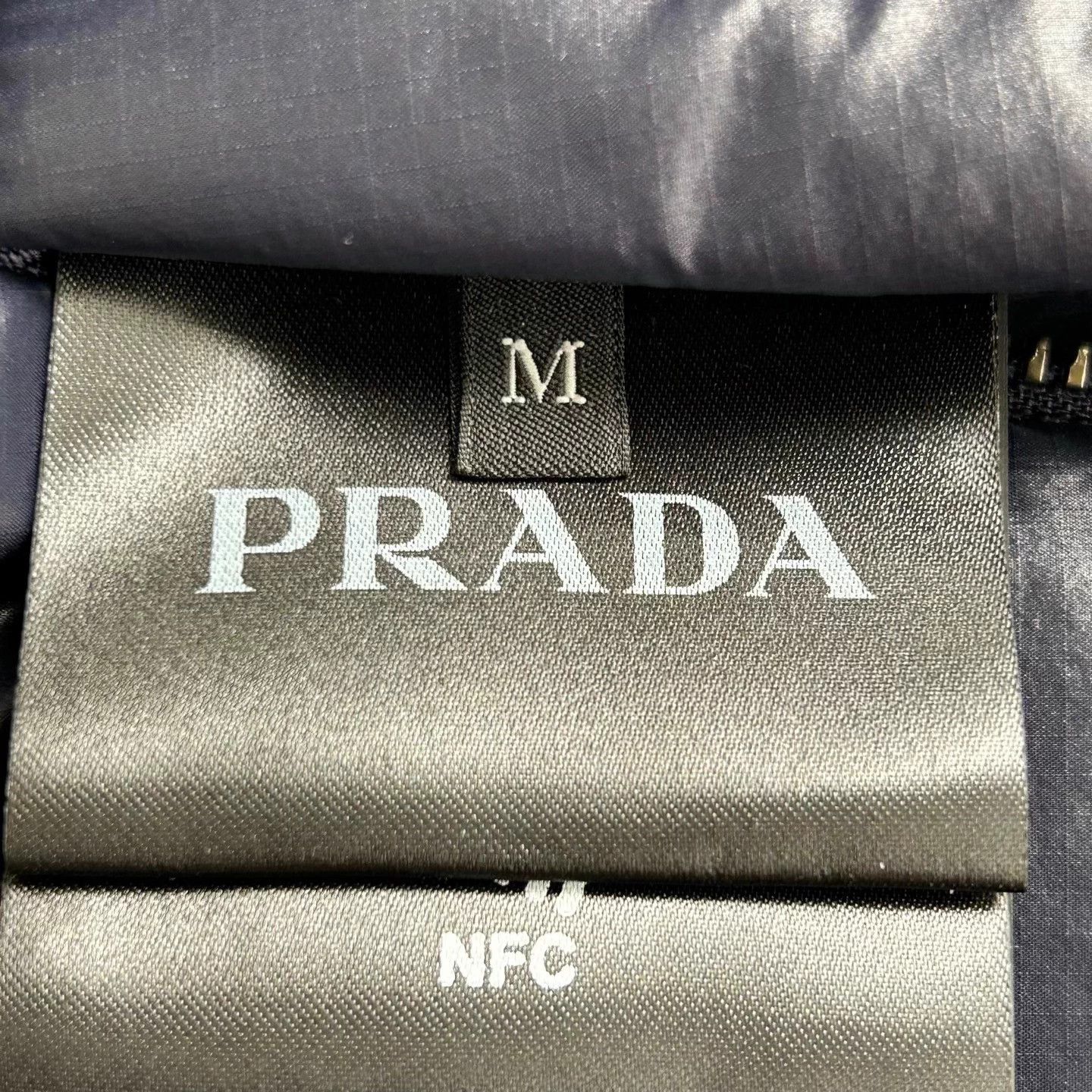 Prada Prada 25 New Black 2-Faced Stitched Hooded Down M Size US M / EU 48-50 / 2 - 5 Thumbnail