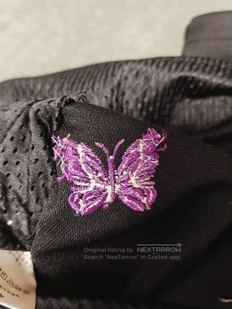 Needles Needles size L Wide Leg Pants Butterfly Embroidered Stripe Size US 34 / EU 50 - 4 Thumbnail