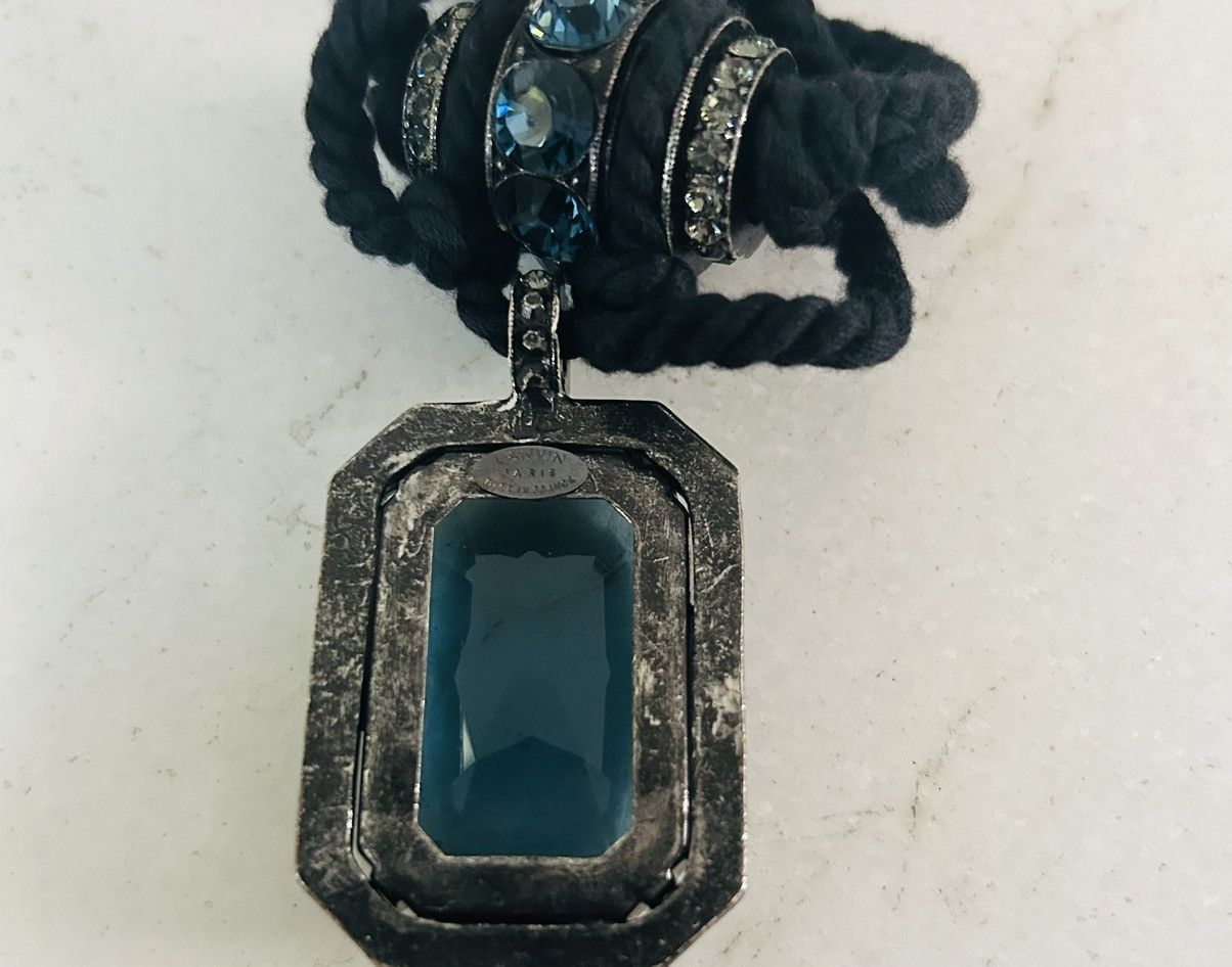 Lanvin Lanvin blue crystal pendant statement necklace Size ONE SIZE - 11 Thumbnail
