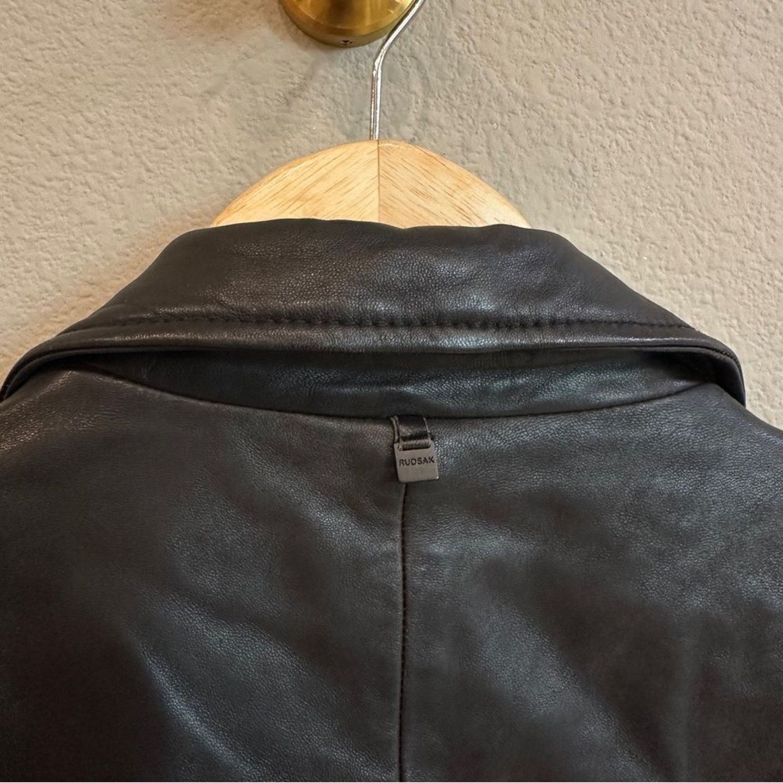 Rudsak Rudsak | XS | black cropped leather jacket Size XS / US 0-2 / IT 36-38 - 14 Thumbnail