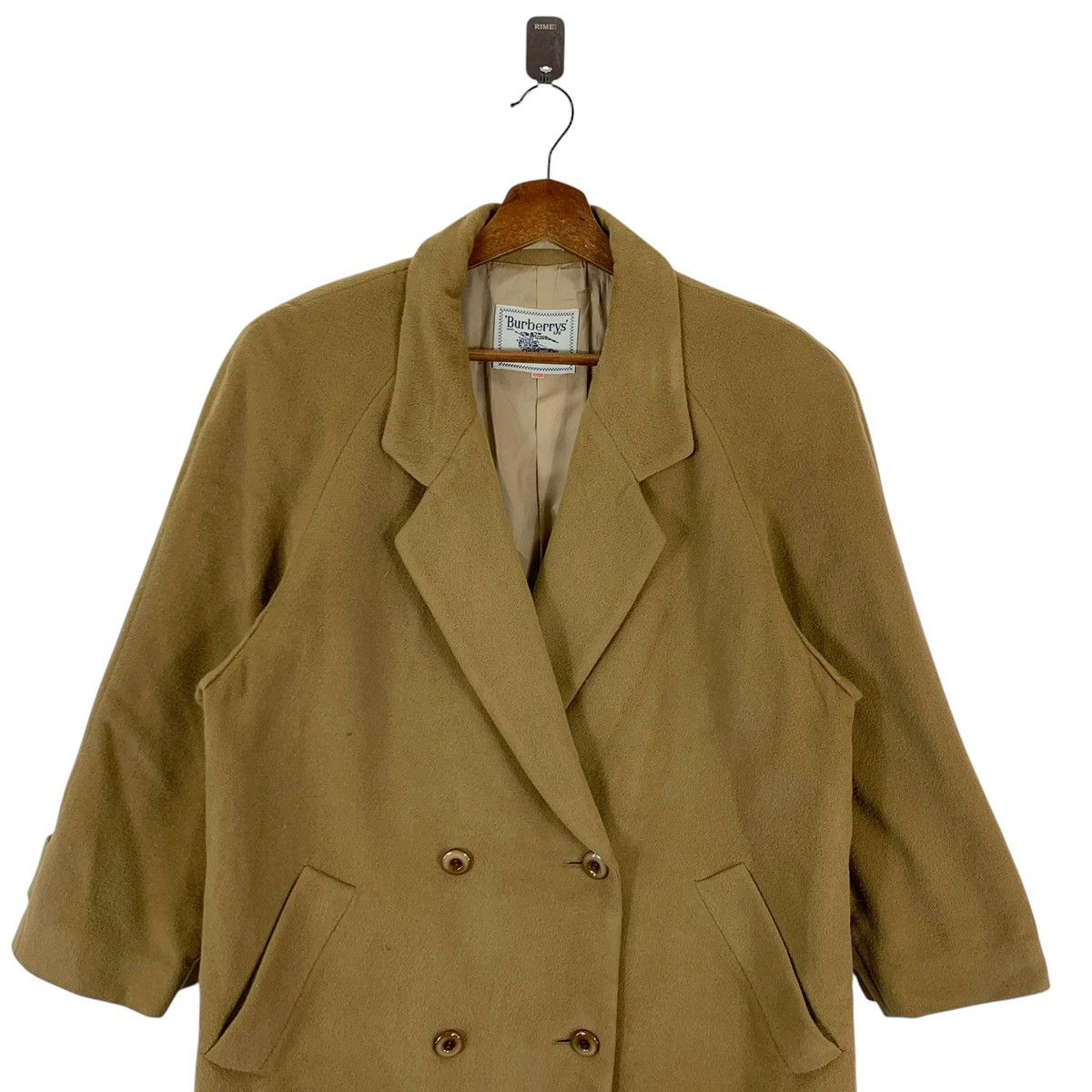 Burberry VINTAGE BURBERRYS OF LONDON DOUBLE BREASTED WOOL COAT Size US M / EU 48-50 / 2 - 4 Thumbnail