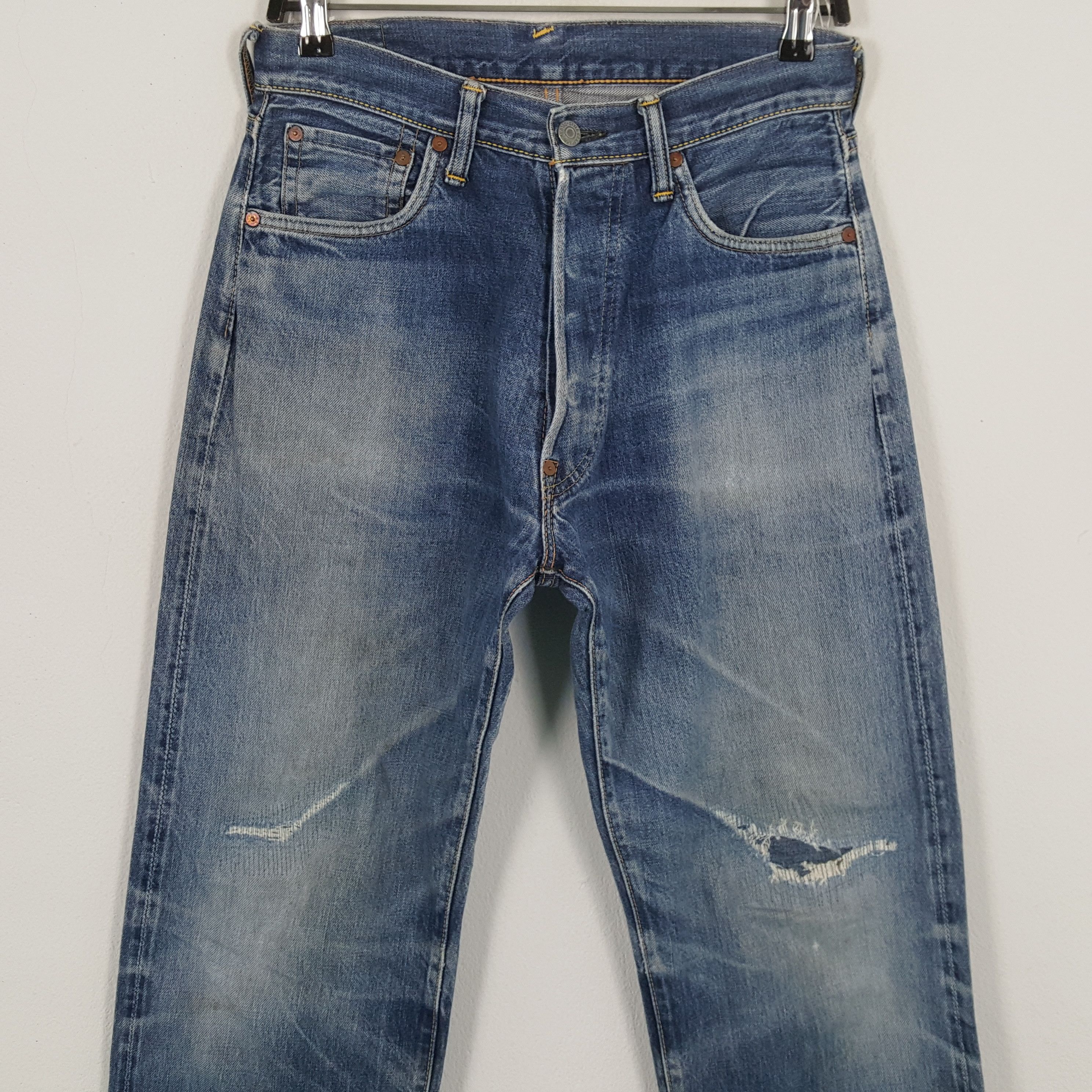 Evisu × Japanese Brand × Vintage EVISU Japanese Brand Streetwear Custom Daicock Jeans Size US 28 / EU 44 - 5 Thumbnail