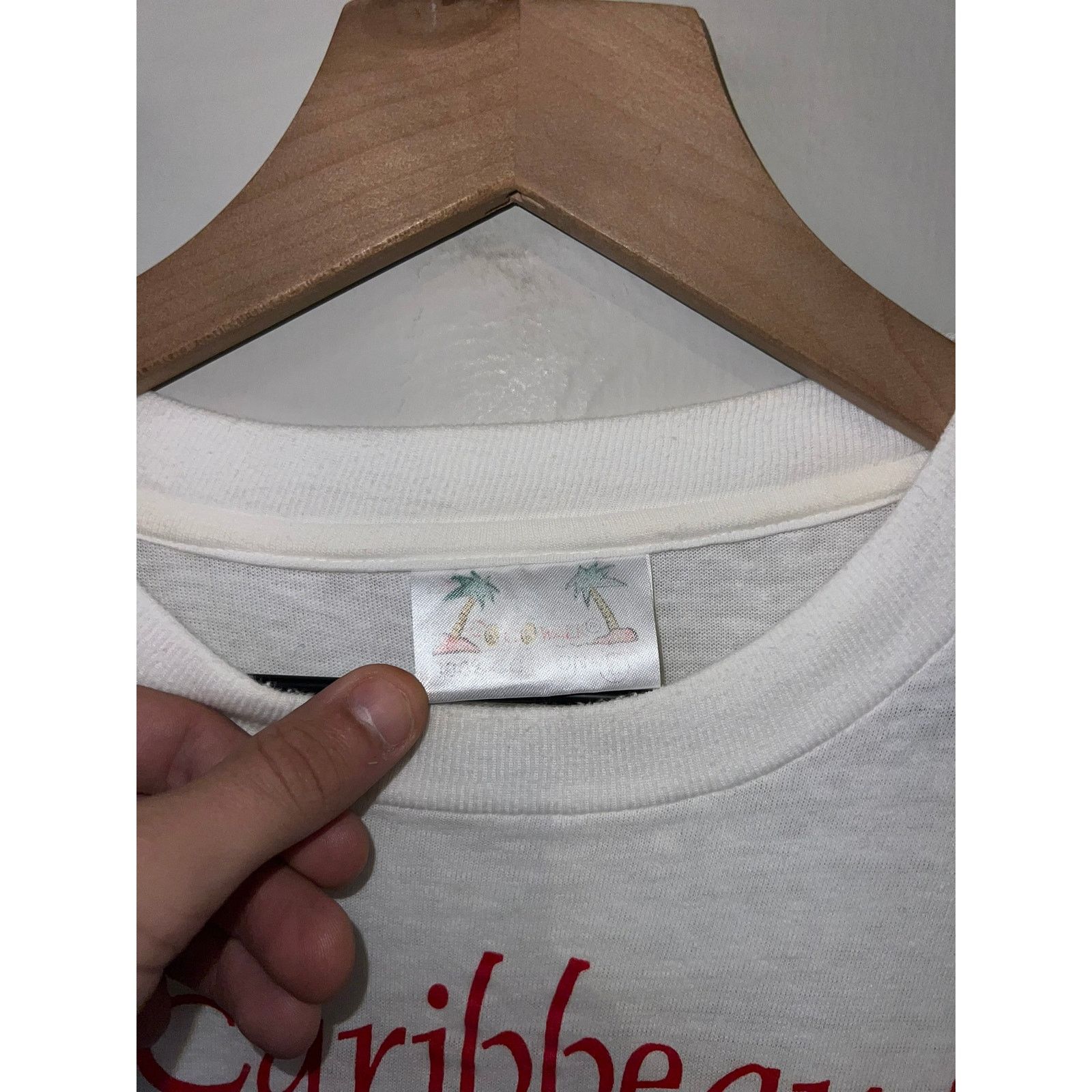 Vintage Vintage The Caribbean Sea St. Maarten Martin White XL Shirt Size US L / EU 52-54 / 3 - 7 Thumbnail