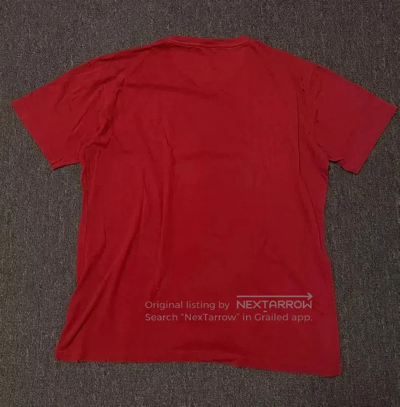 Valentino Valentino Red Distressed Short Sleeve T. Size US L / EU 52-54 / 3 - 6 Thumbnail