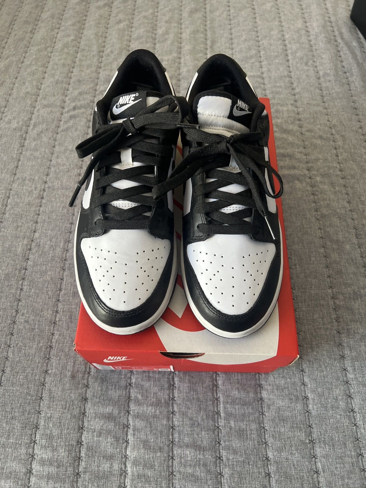 Nike Nike Dunk Low Black/White Size US 9 / EU 42 - 4 Thumbnail