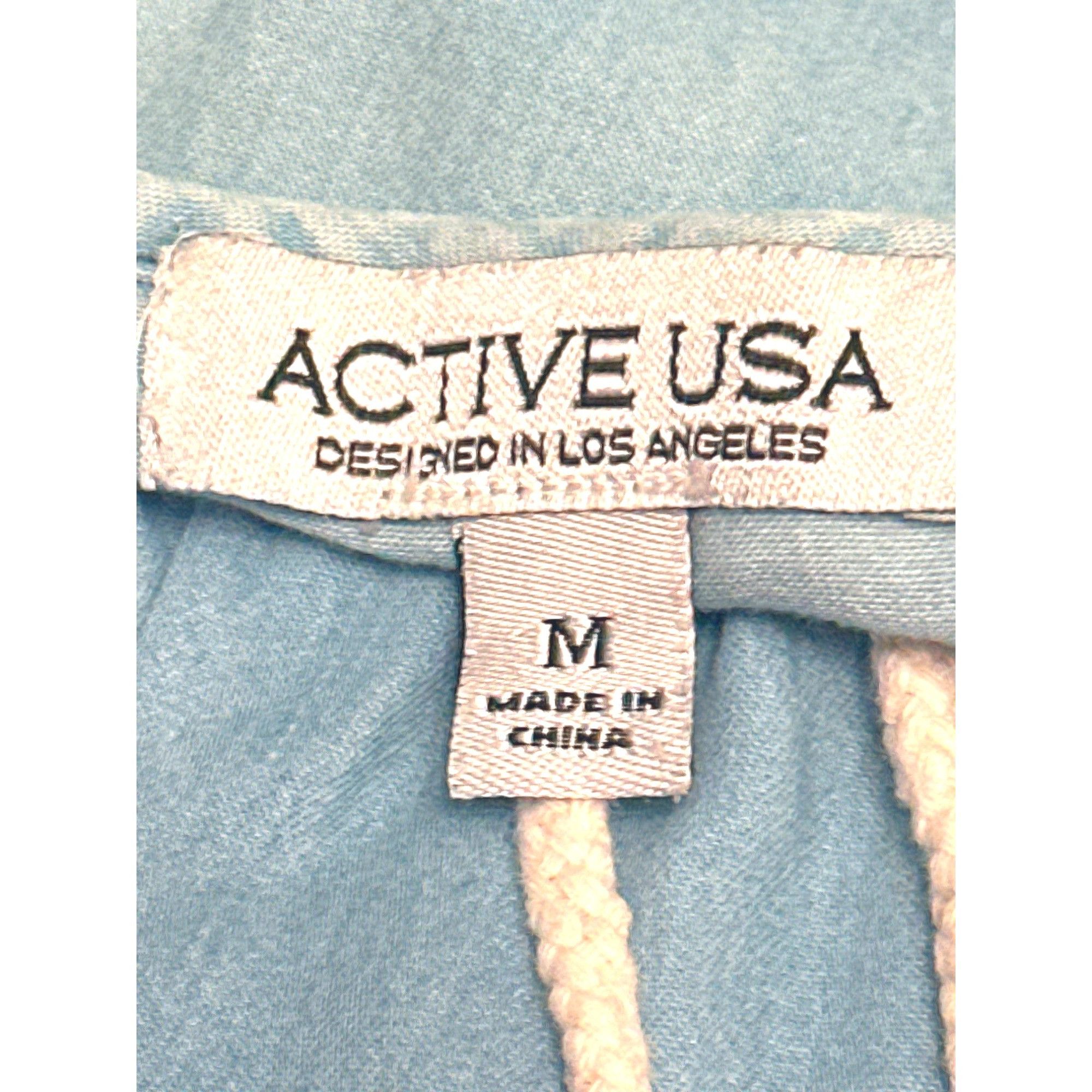Other Active USA Light Blue Tank Dress Medium Rope Tie Waist Pocke Size M / US 6-8 / IT 42-44 - 8 Thumbnail