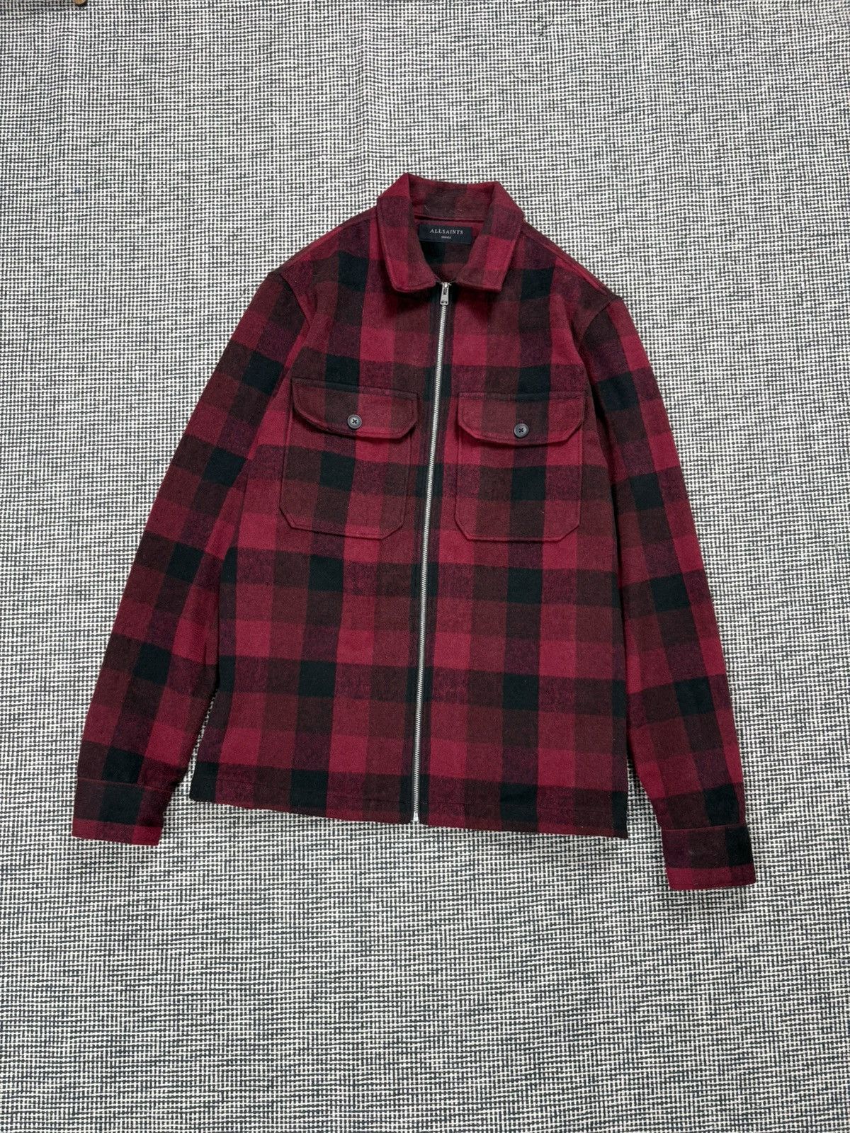 Allsaints Allsaints buffalo plaid zip up flannel jacket Size US S / EU 44-46 / 1 - 1 Thumbnail