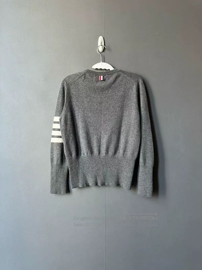 Thom Browne Thom Browne Medium Grey Cashmere Sweater Size US S / EU 44-46 / 1 - 3 Thumbnail