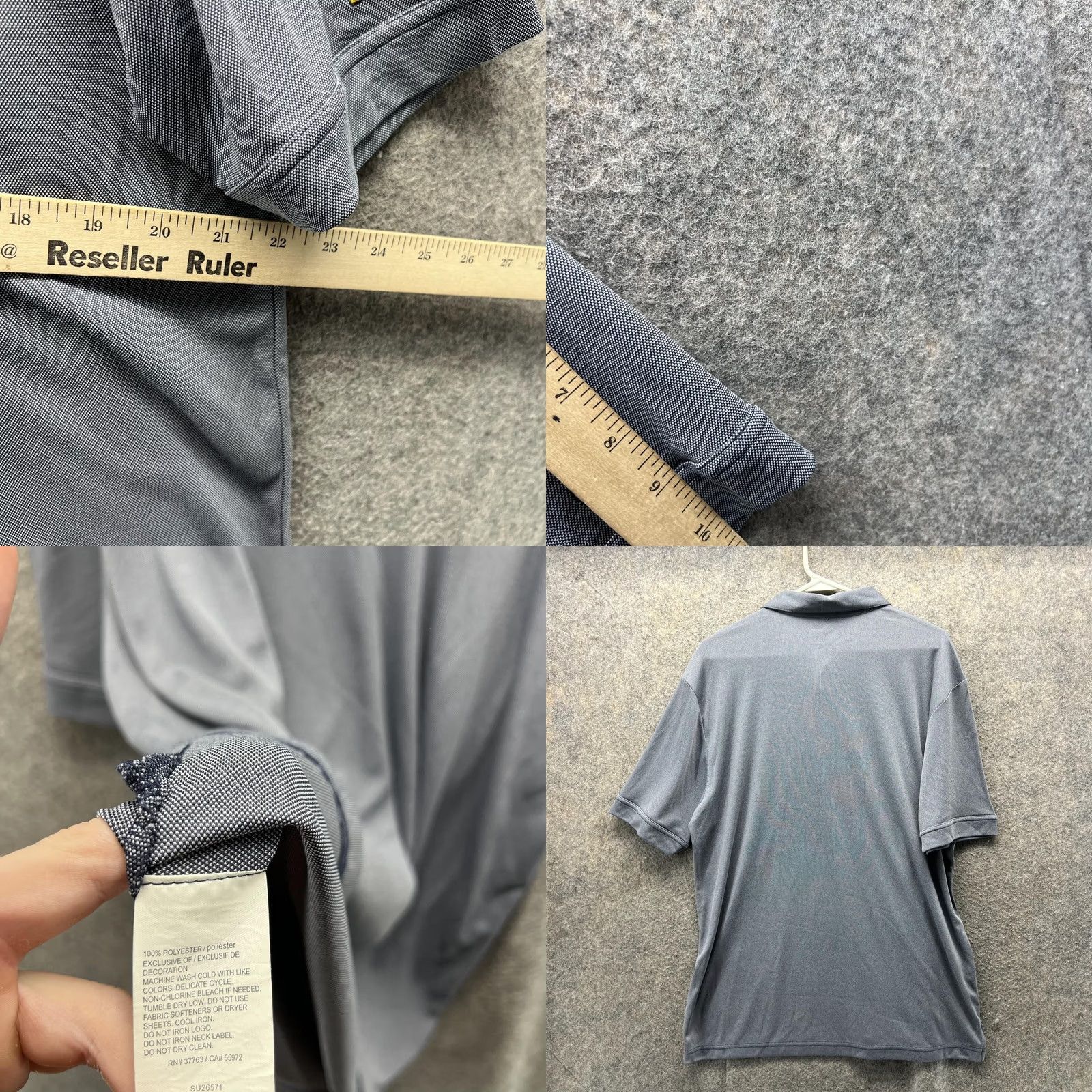 Vintage VINTAGE Jack Nicklaus Polo Shirt Men Large Grey Casual Stretch Golf Luxtouch Golfer Size US L / EU 52-54 / 3 - 8 Thumbnail
