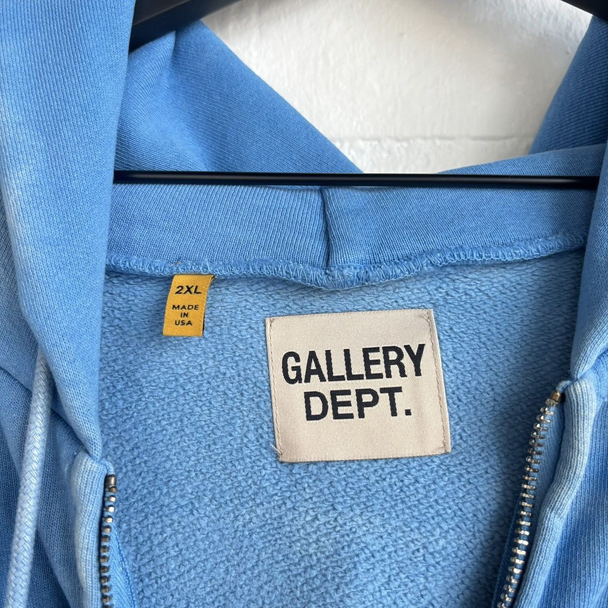 Gallery Dept. Gallery Dept Blue Faded ZipUp Size US XXL / EU 58 / 5 - 4 Thumbnail