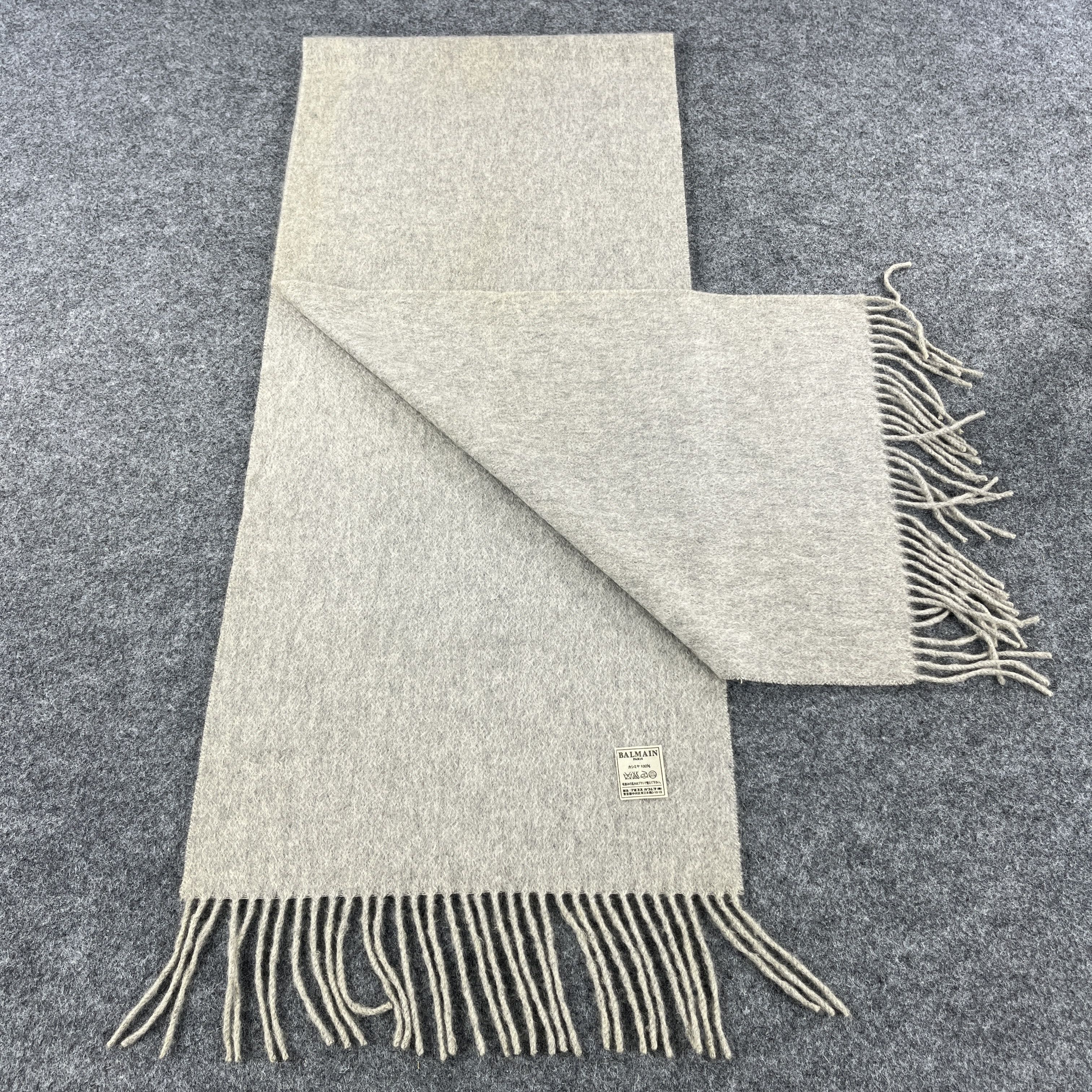 Pierre Balmain × Vintage Vintage Balmain Scarf / Muffler / Neckwear T1420 Size ONE SIZE - 5 Thumbnail