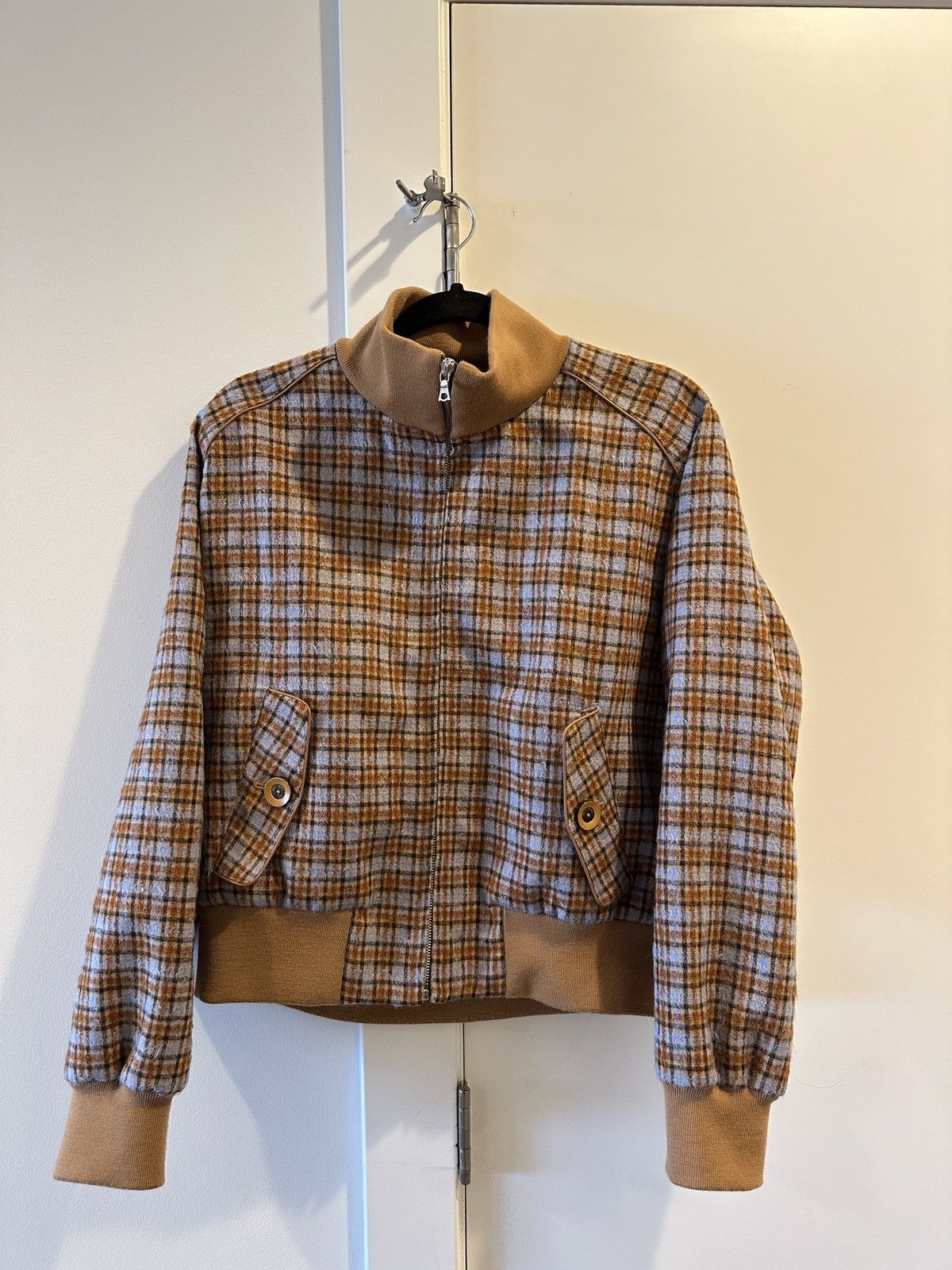 Wales Bonner Harmonic Plaid Bomber Jacket Size M / US 6-8 / IT 42-44 - 1 Thumbnail