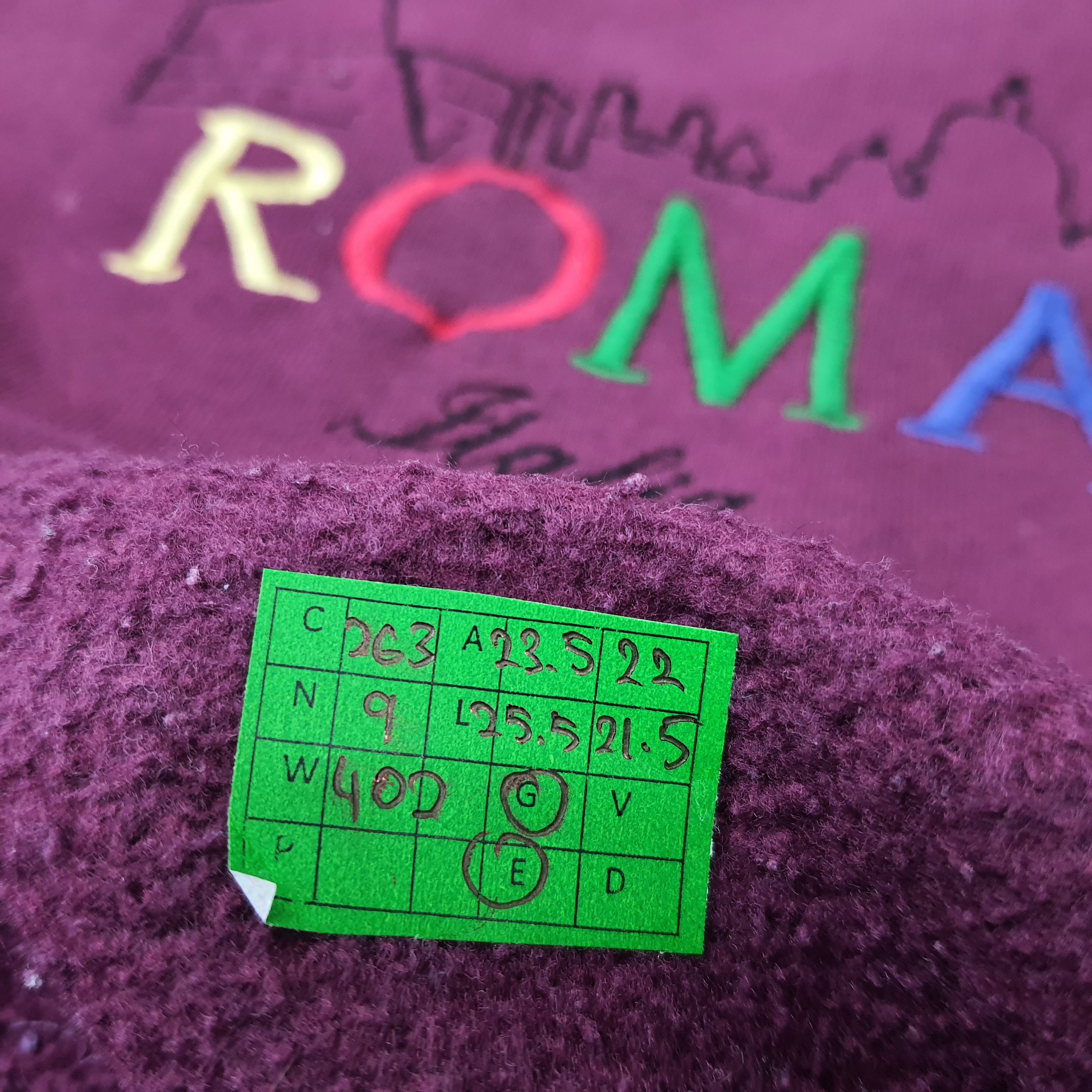 Vintage Vintage ROMA Italia Embroidered Sweatshirt C263N9 Size US L / EU 52-54 / 3 - 6 Thumbnail
