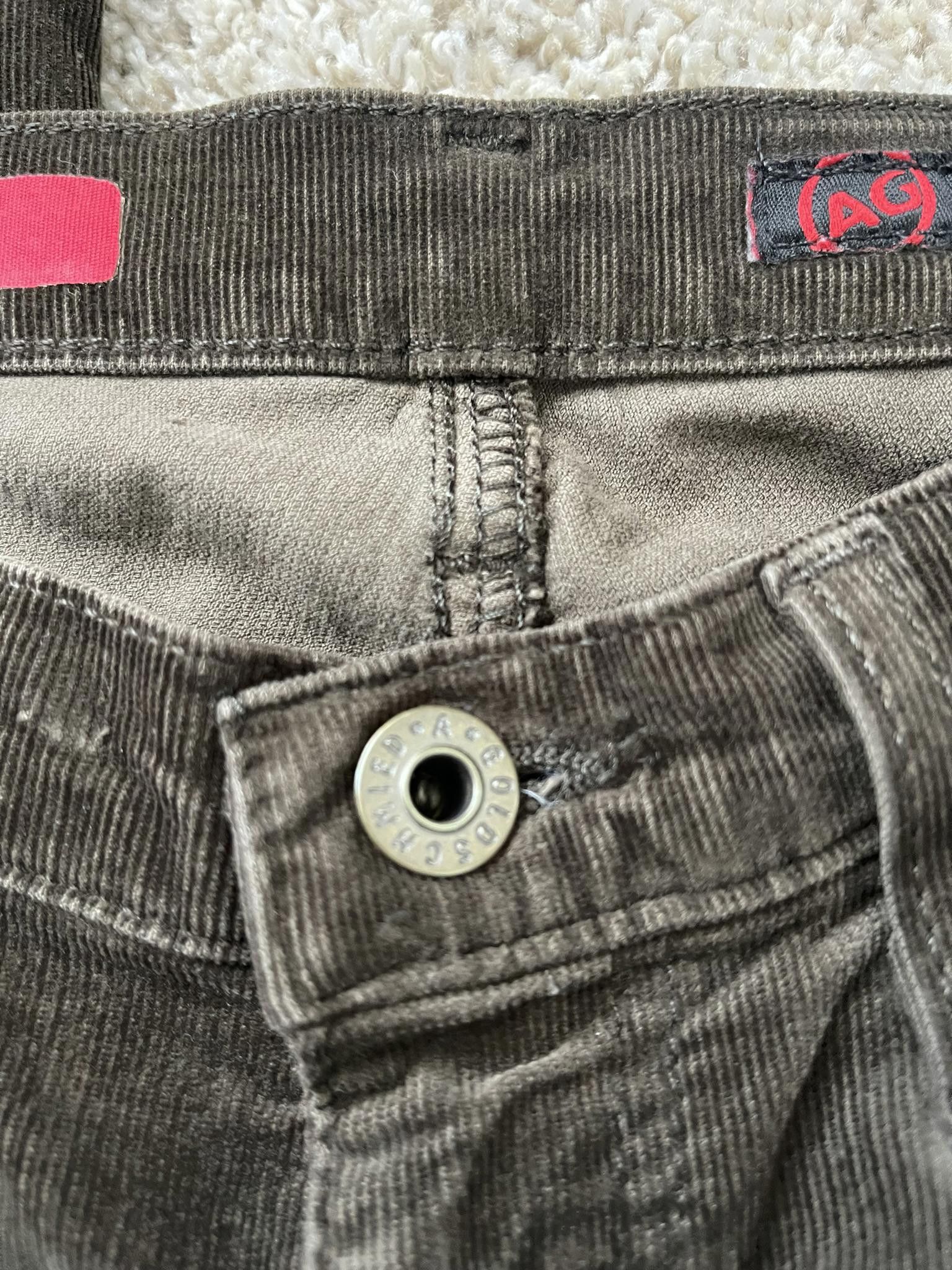 AG Adriano Goldschmied AG Jeans the Willow Brown Corduroy Pants Size 27" / US 4 / IT 40 - 3 Thumbnail