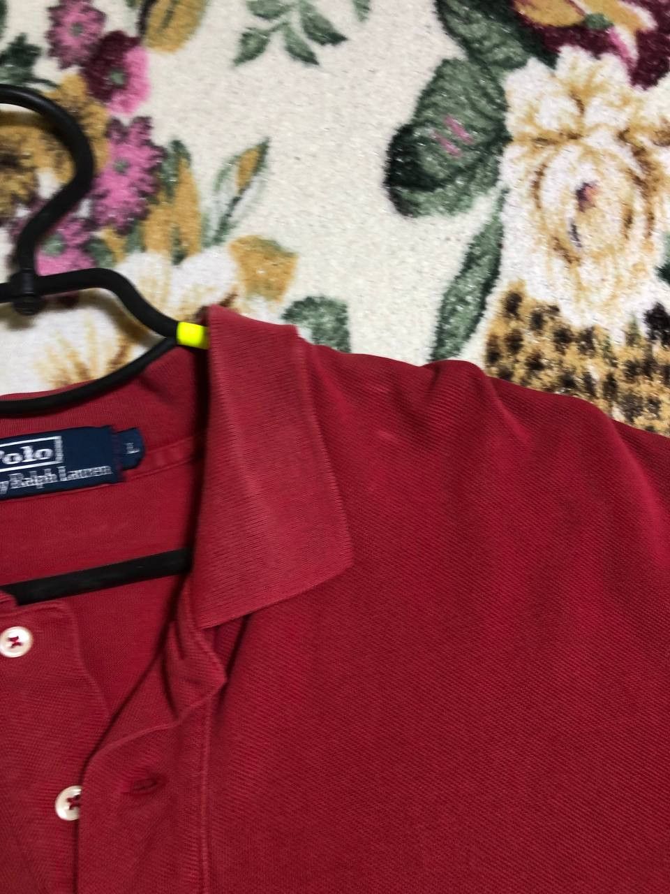 Polo Ralph Lauren Polo Ralph Lauren Men Golf Shirt Maroon Short Sleeve Knit Size US L / EU 52-54 / 3 - 5 Thumbnail