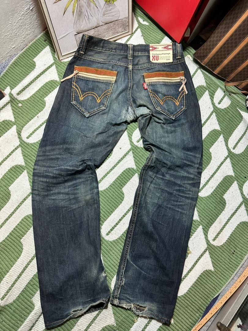 Edwin EDWIN Vintage Eclusive Flare Disyressed Jeans Size US 34 / EU 50 - 3 Thumbnail