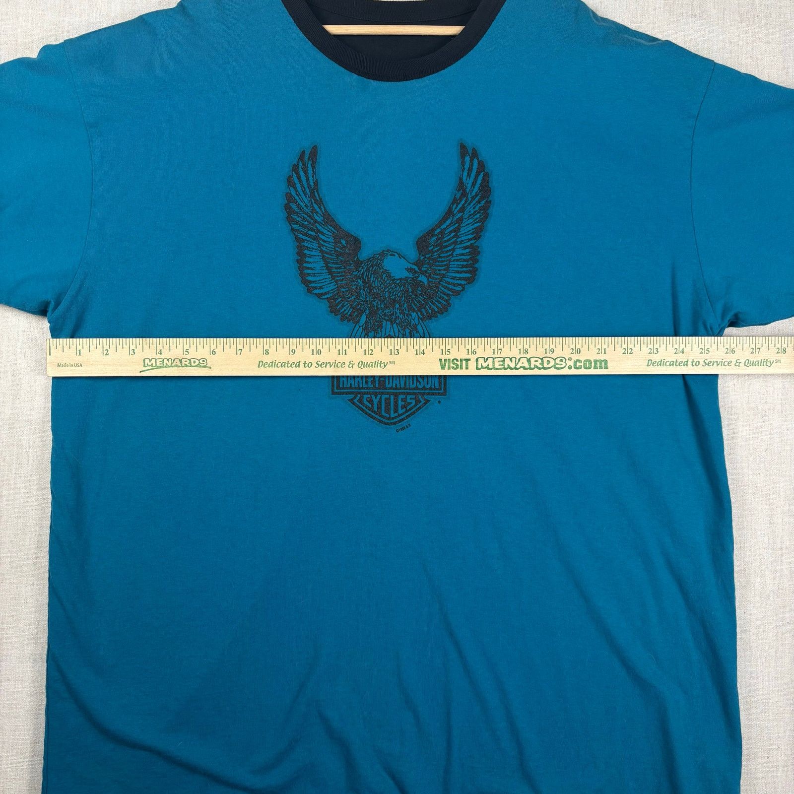 Harley Davidson VTG Harley Davidson 1999 Reversible Eagle Spell Out XXL Tee Size US XXL / EU 58 / 5 - 11 Thumbnail